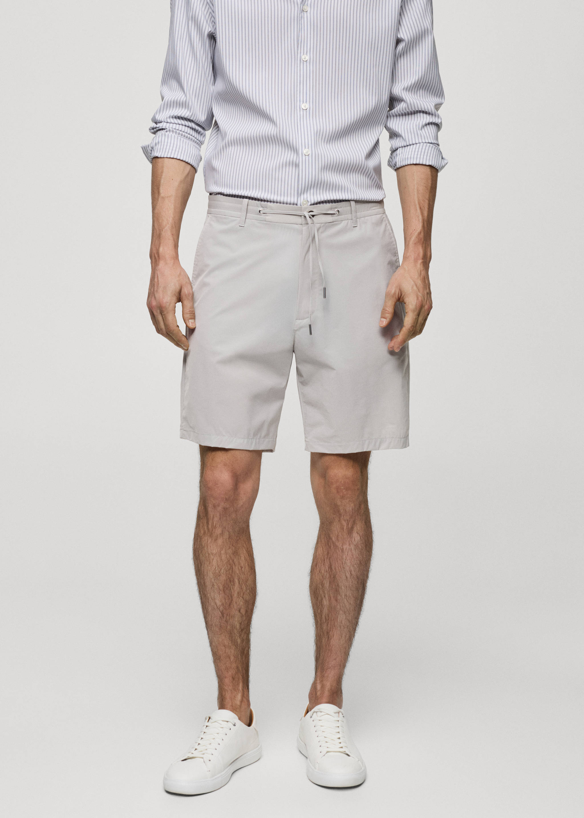 Bermuda regular-fit cordon - Plan moyen