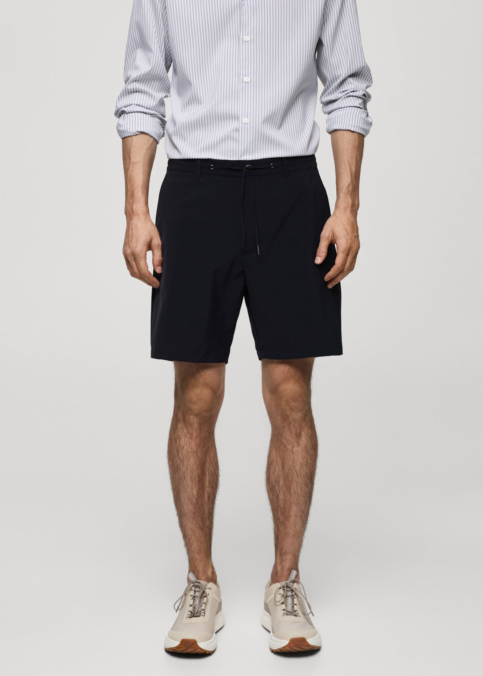 Bermuda regular-fit cordon - Plan moyen