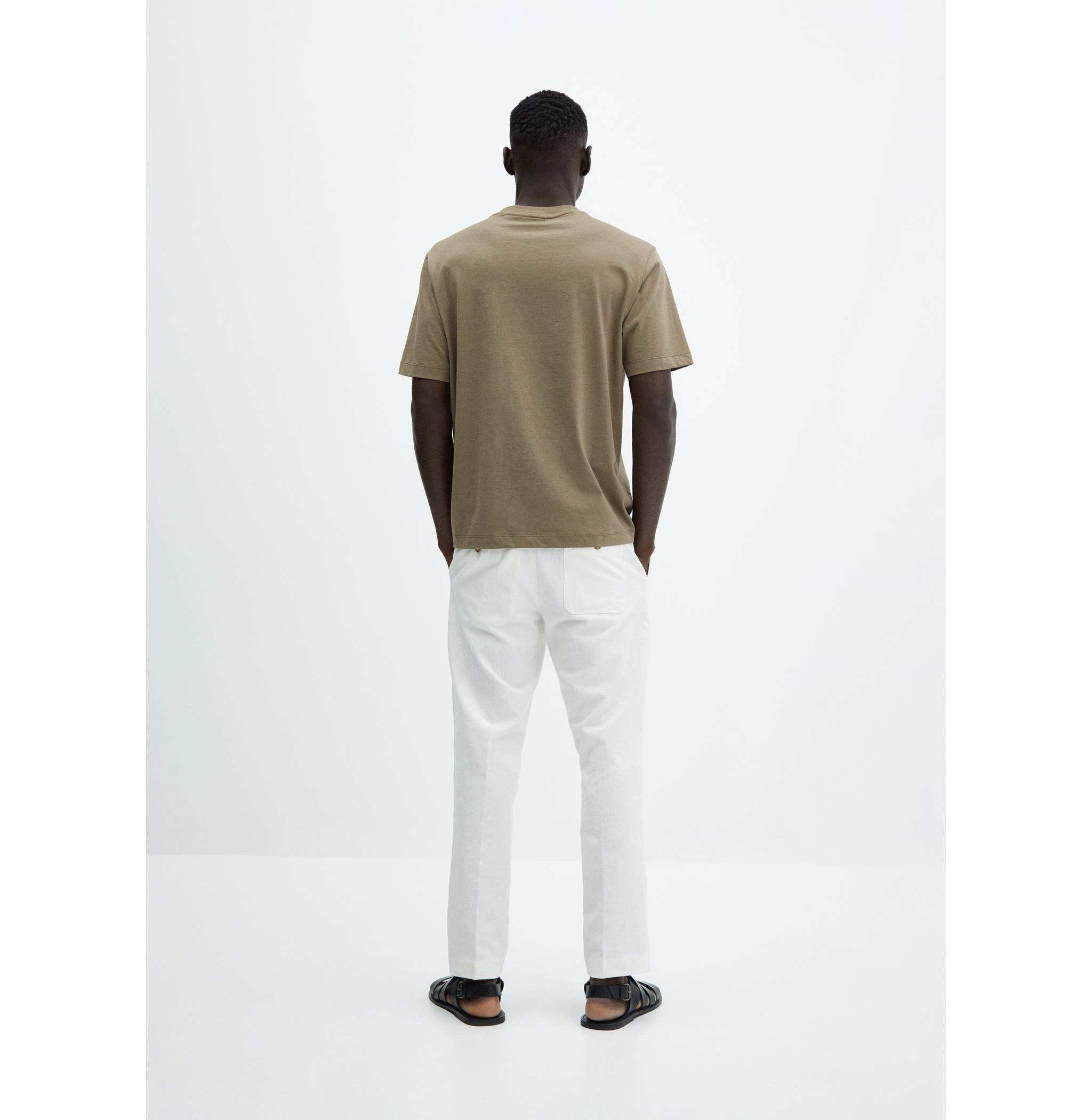 Camiseta slim fit estampado - Reverso del artículo