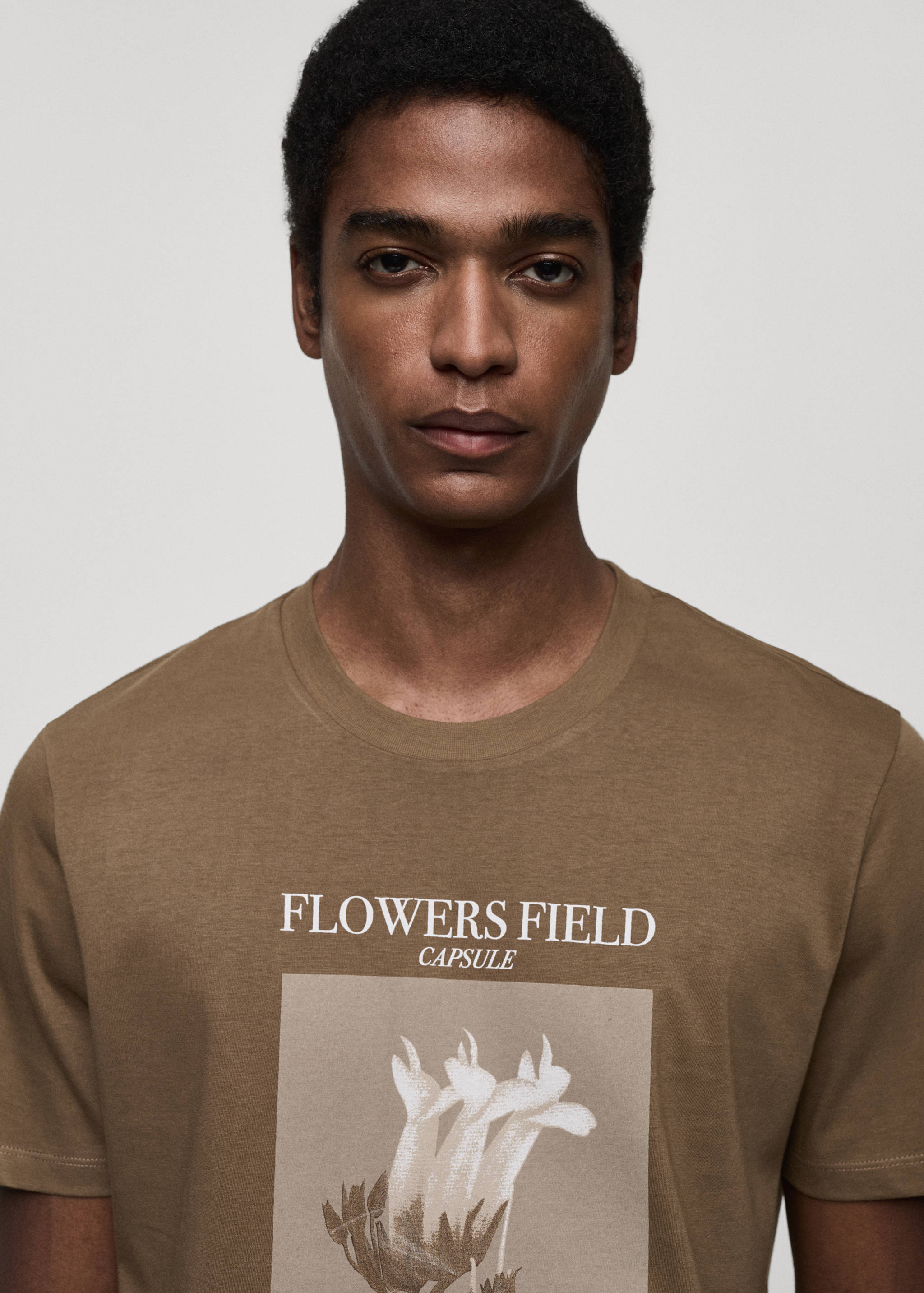 Camiseta slim fit estampado - Detalle del artículo 1