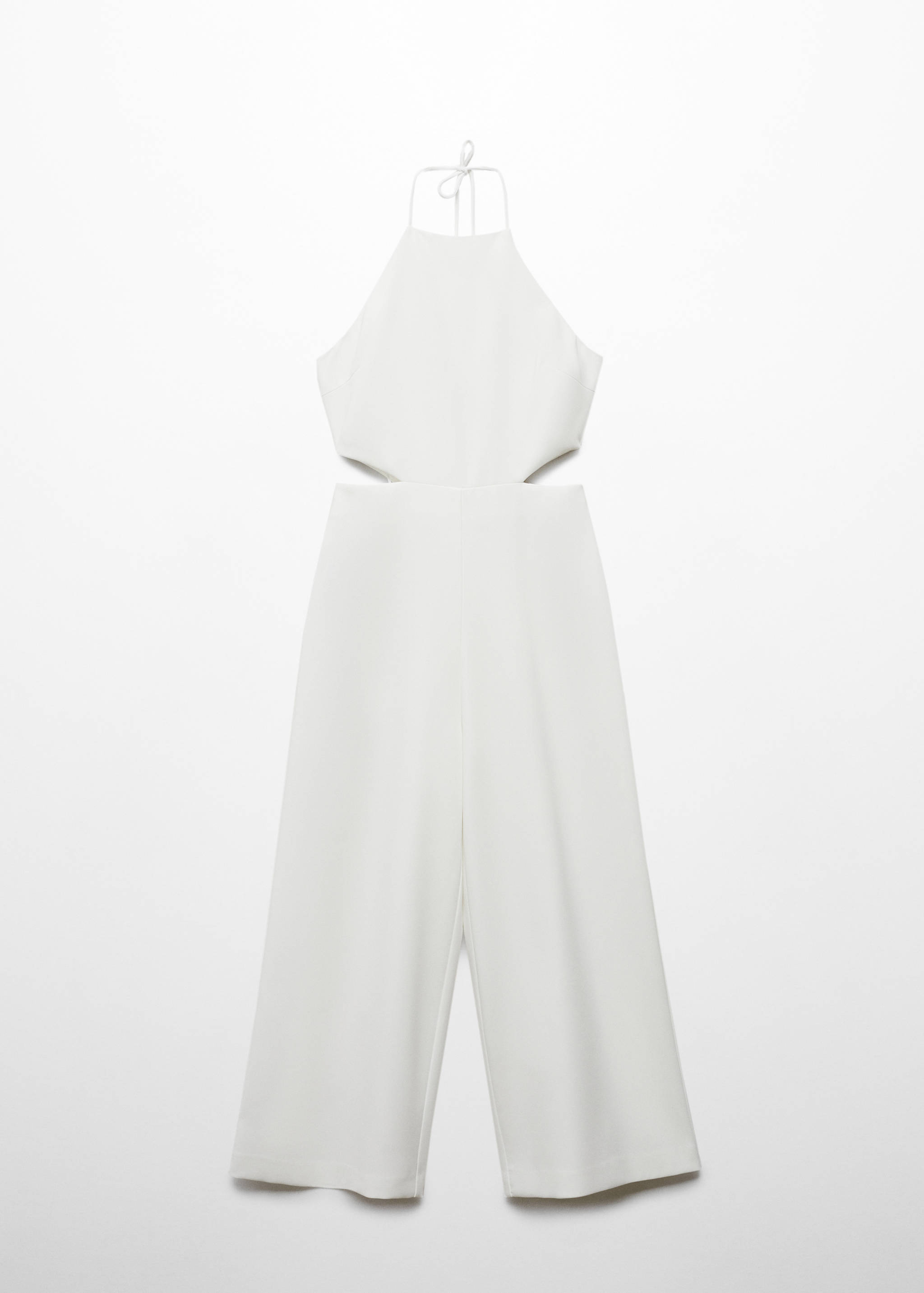 Halter-neck jumpsuit with slits - Article without model