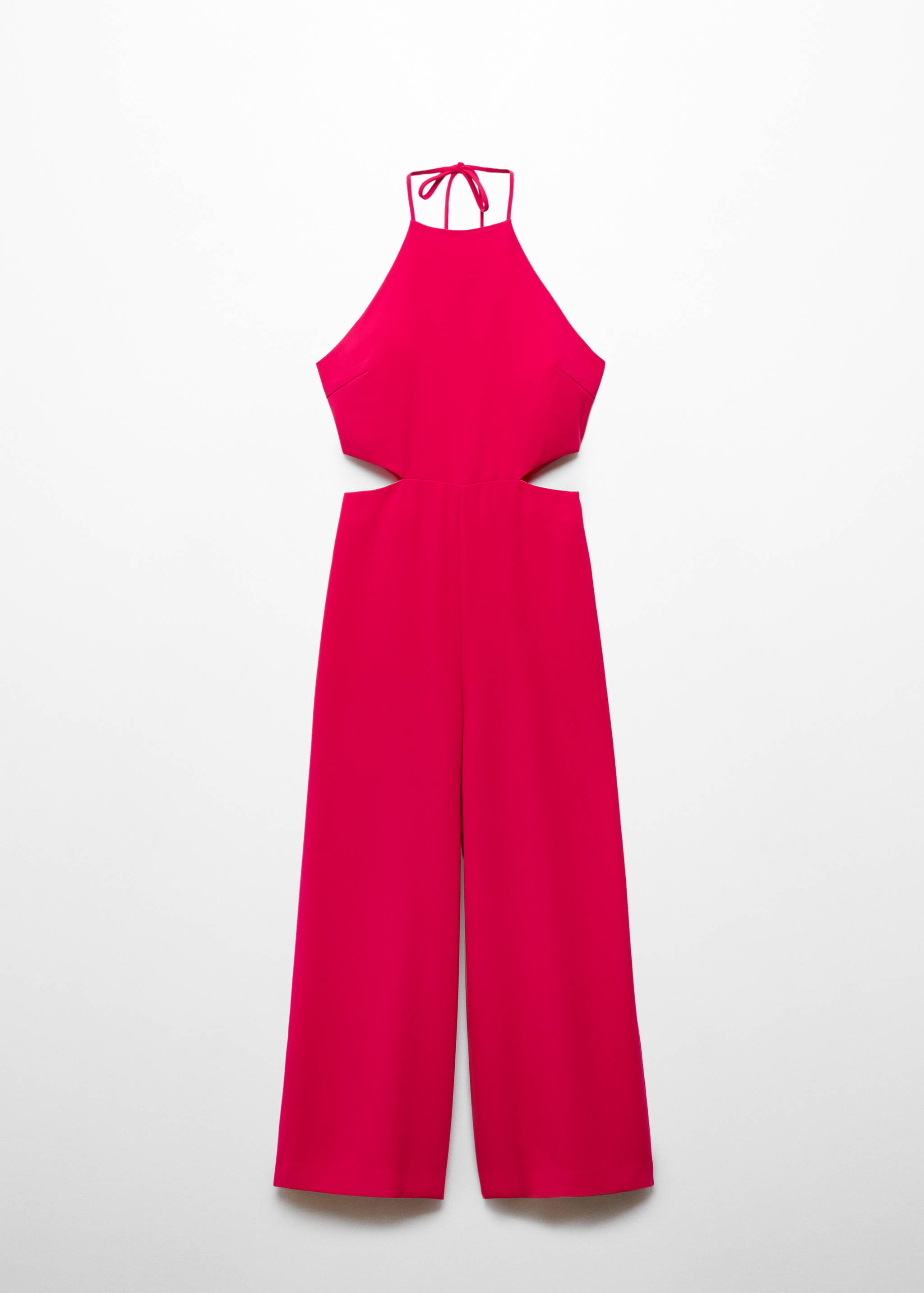 Halter-neck jumpsuit with slits - Article without model
