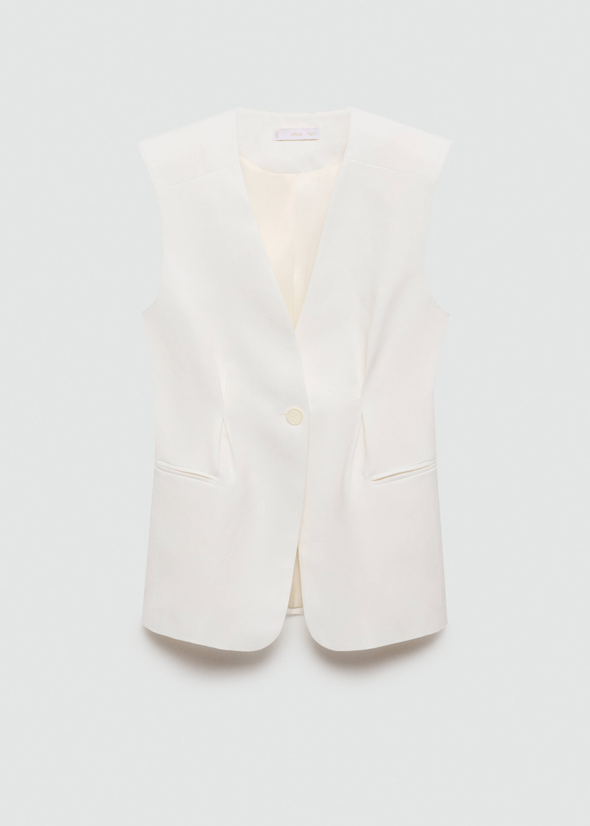 Long vest with buttons - Article without model