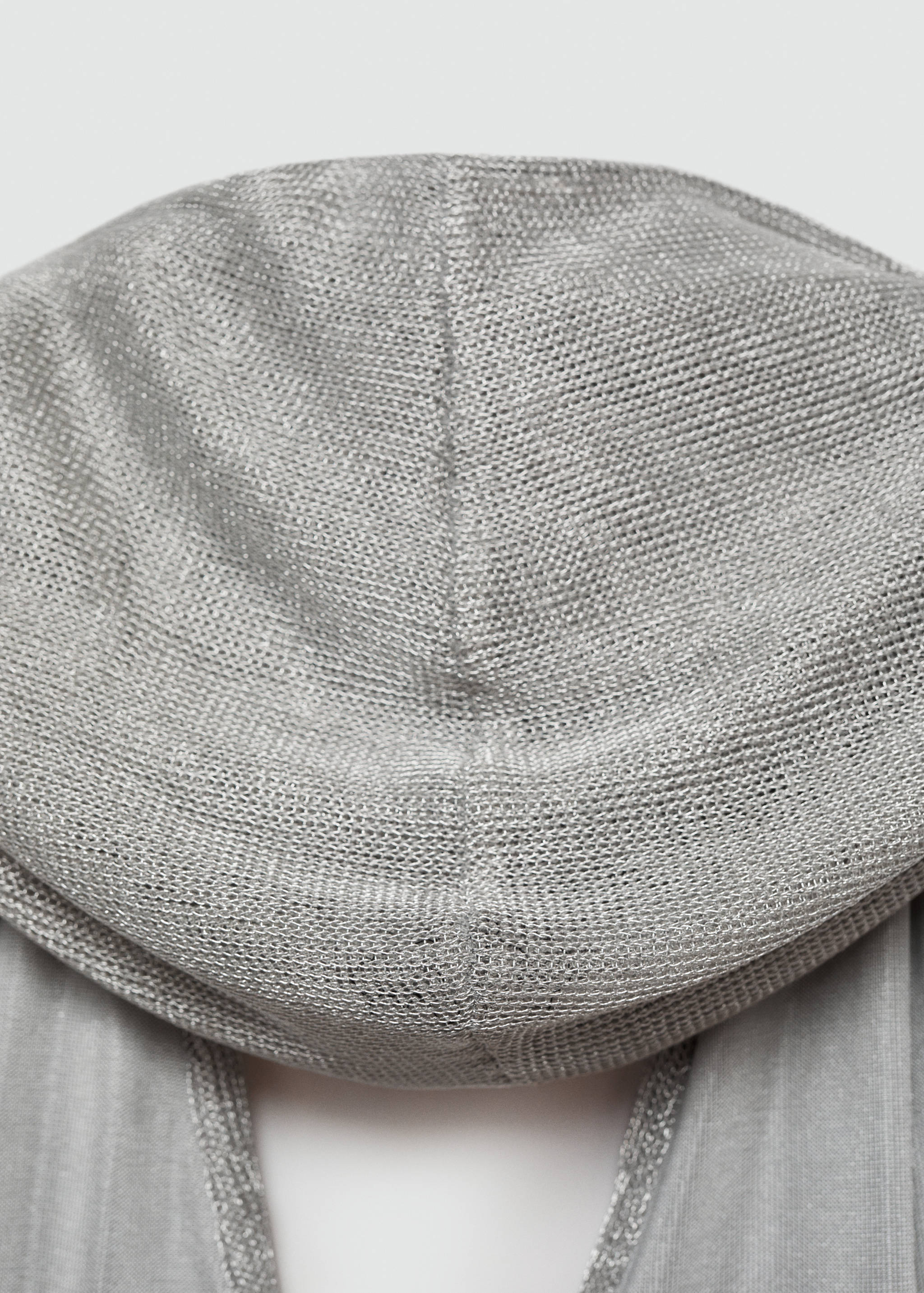 Lurex multi-position hooded dress - Details of the article 8