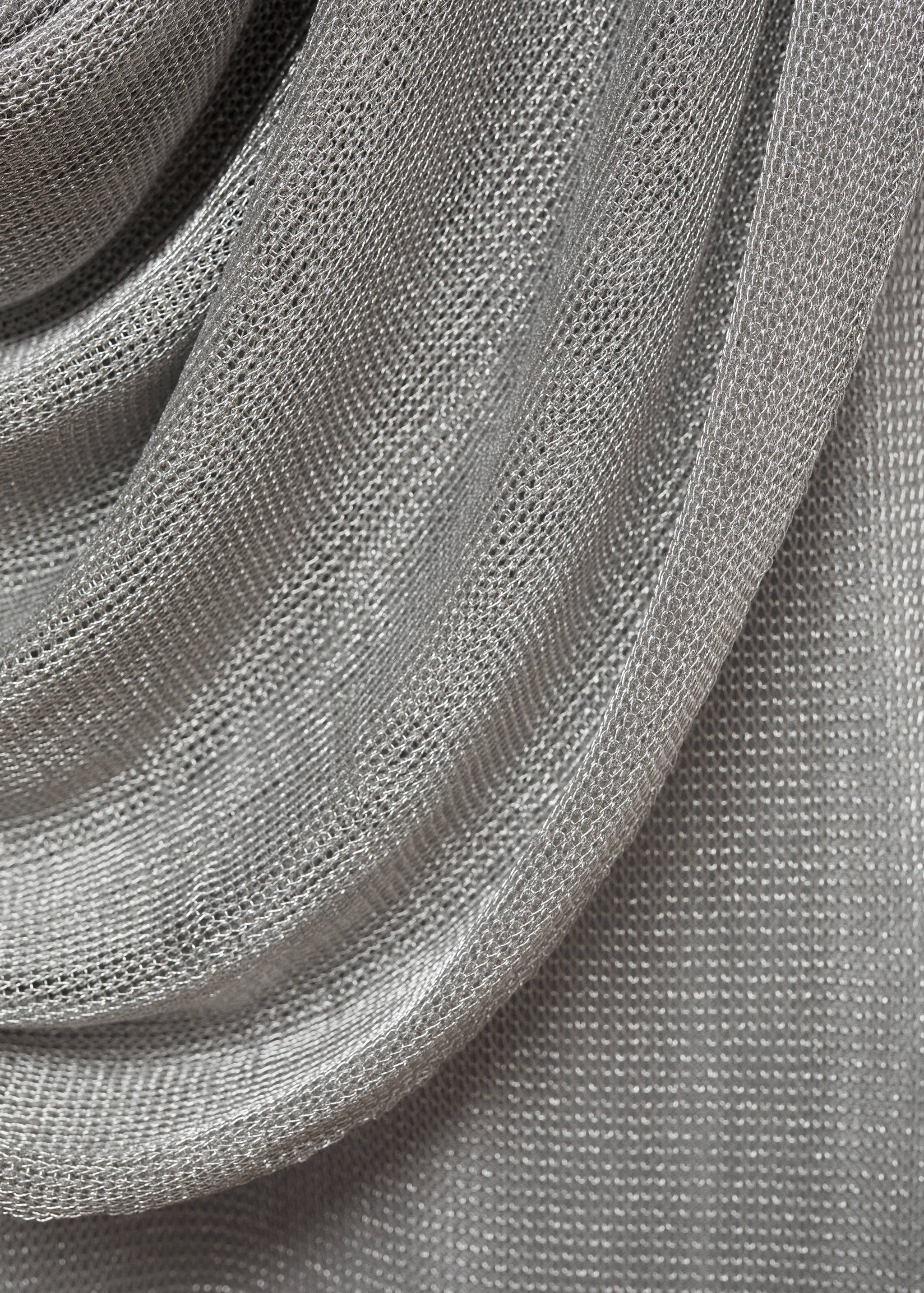 Lurex multi-position hooded dress - Details of the article 0