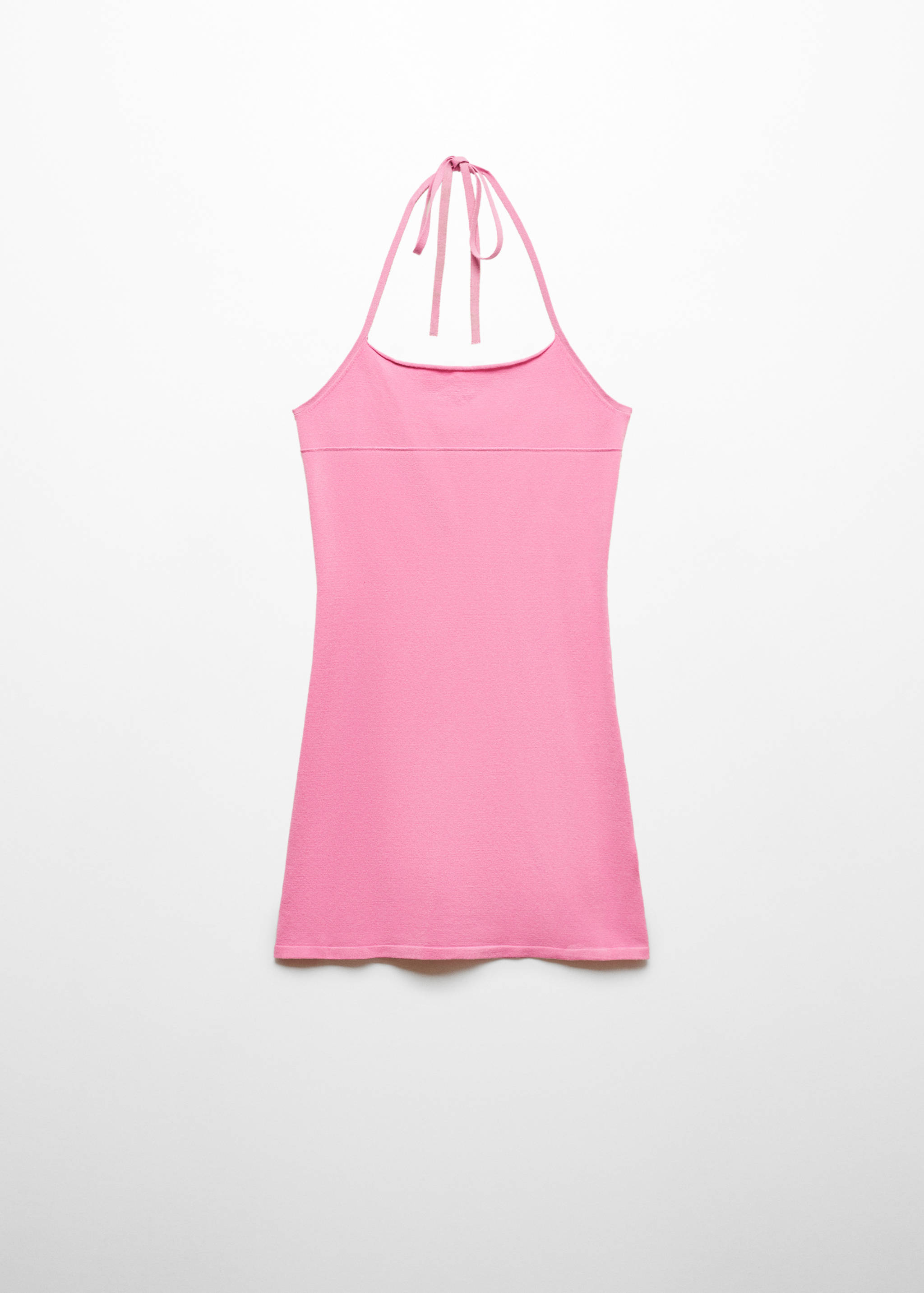 Vestido halter entallado - Artículo sin modelo