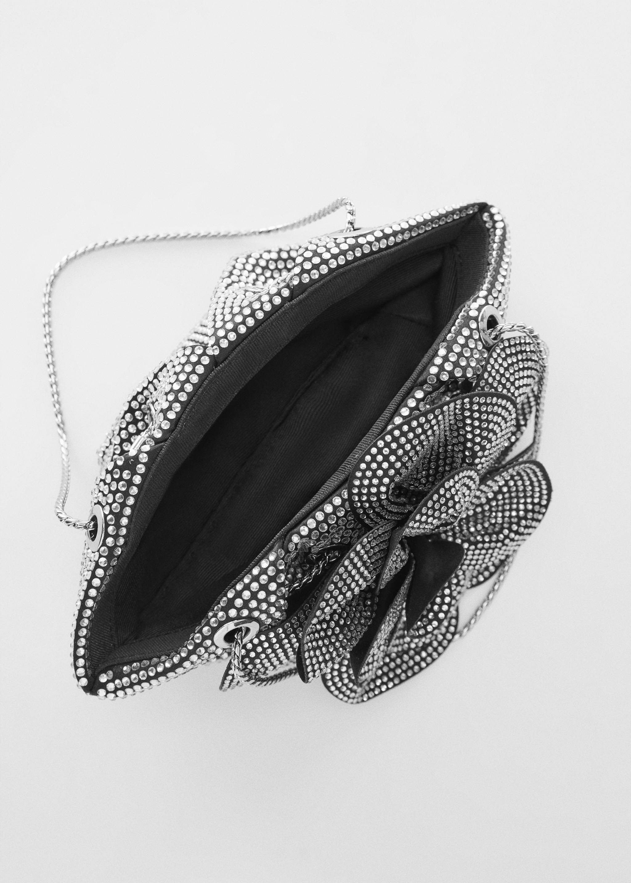 Rhinestone maxi-flower bag - Details of the article 2