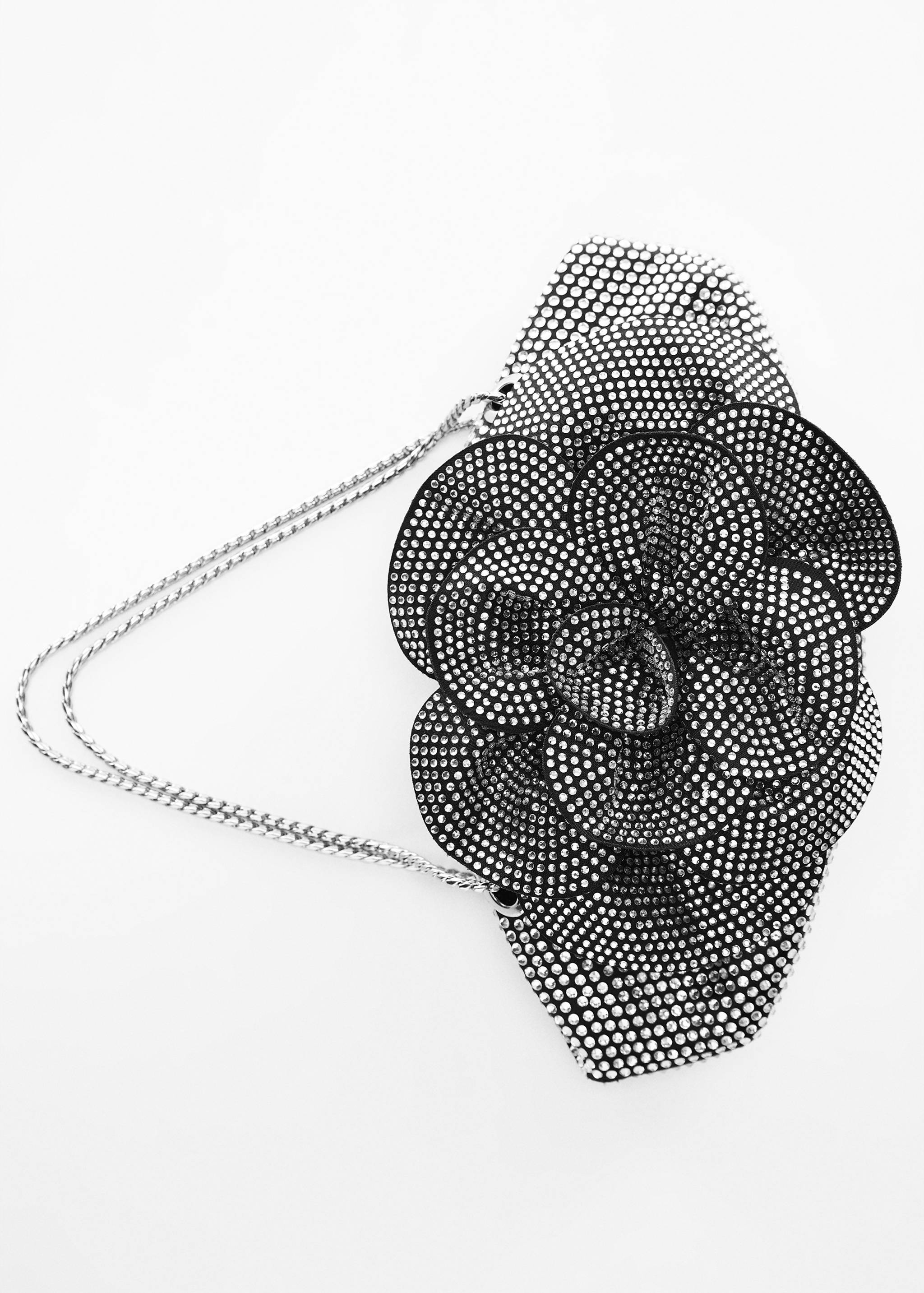 Rhinestone maxi-flower bag - Details of the article 5