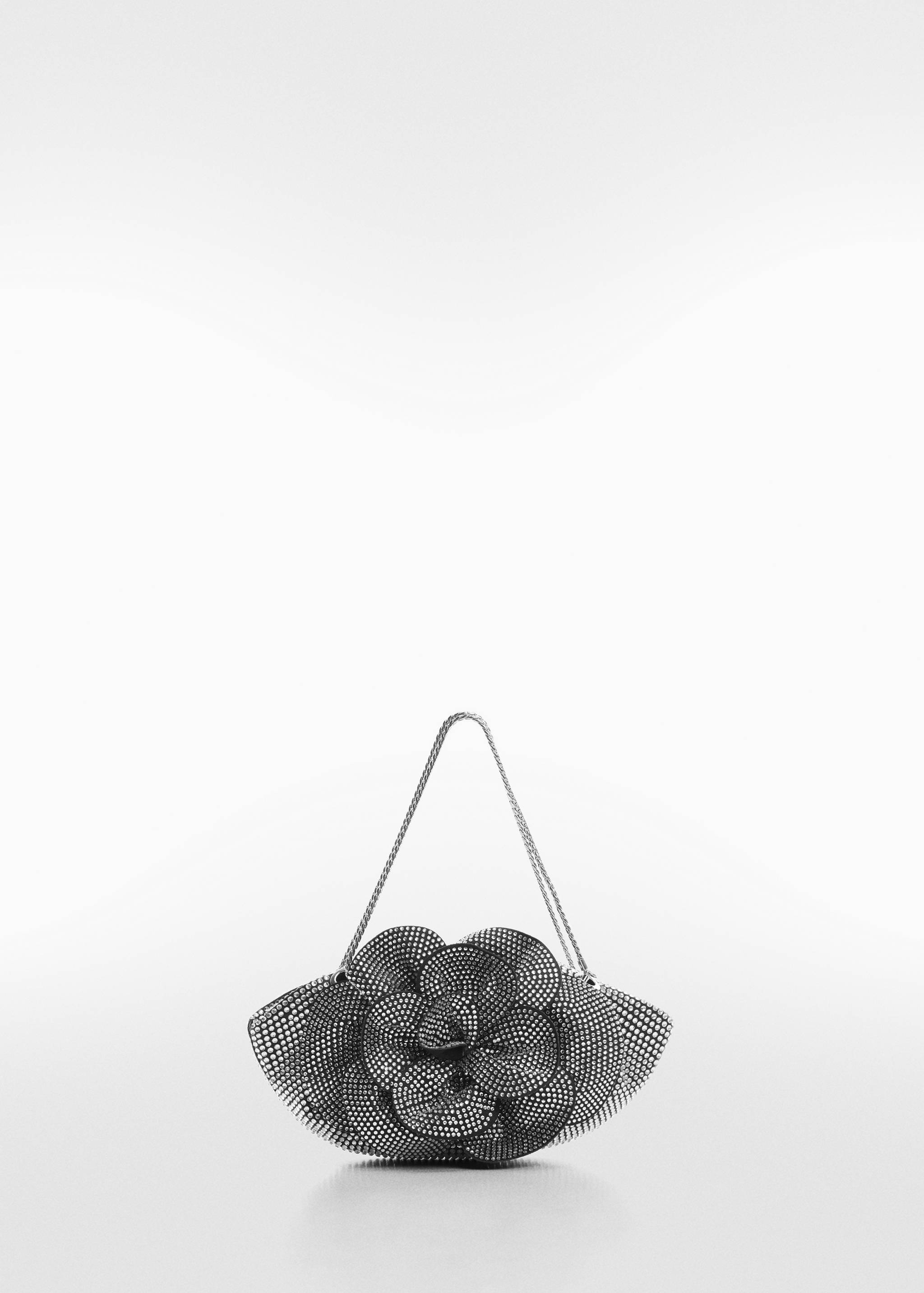 Rhinestone maxi-flower bag - Article without model