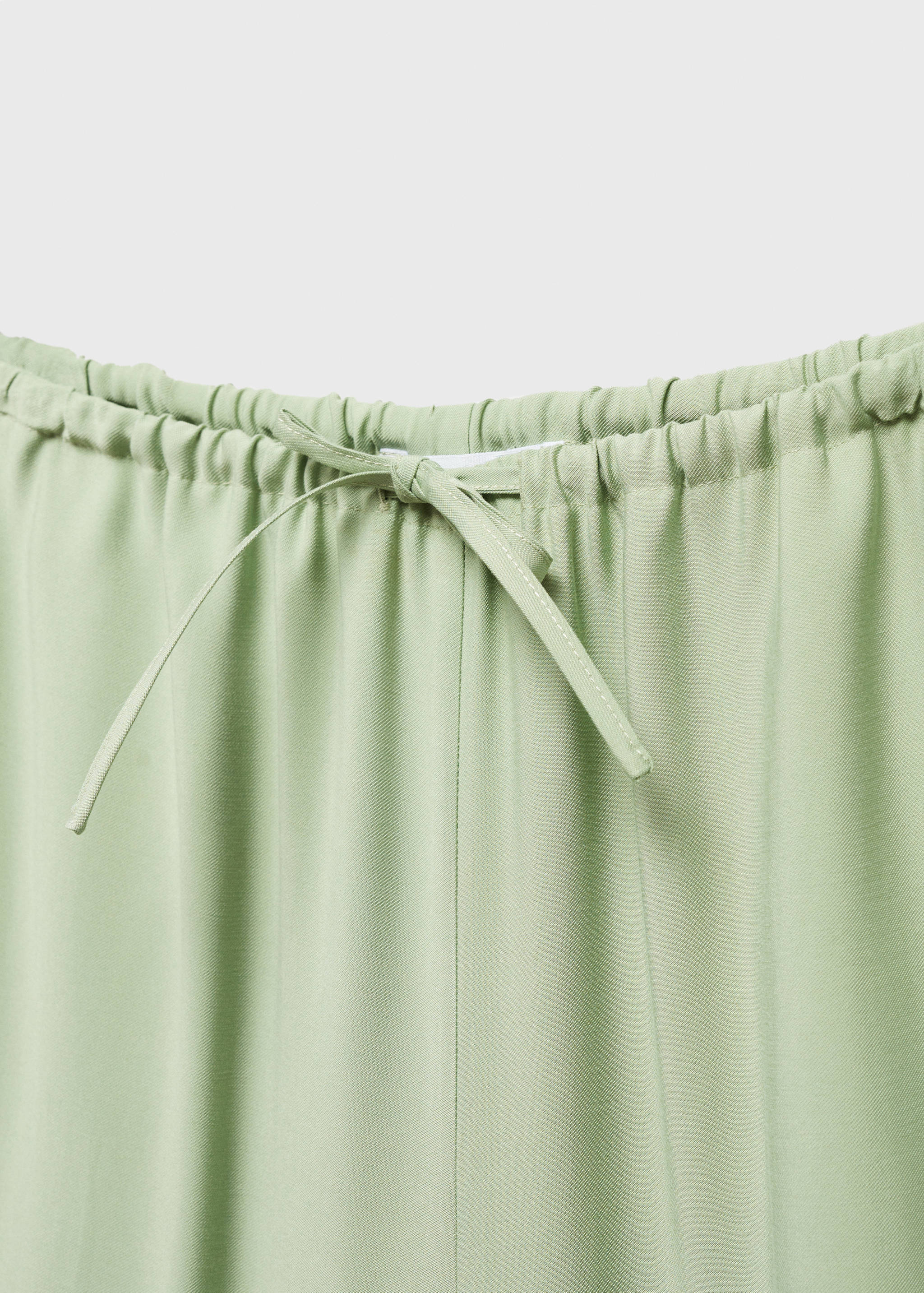 Wide leg trousers with elastic waist - Details of the article 8