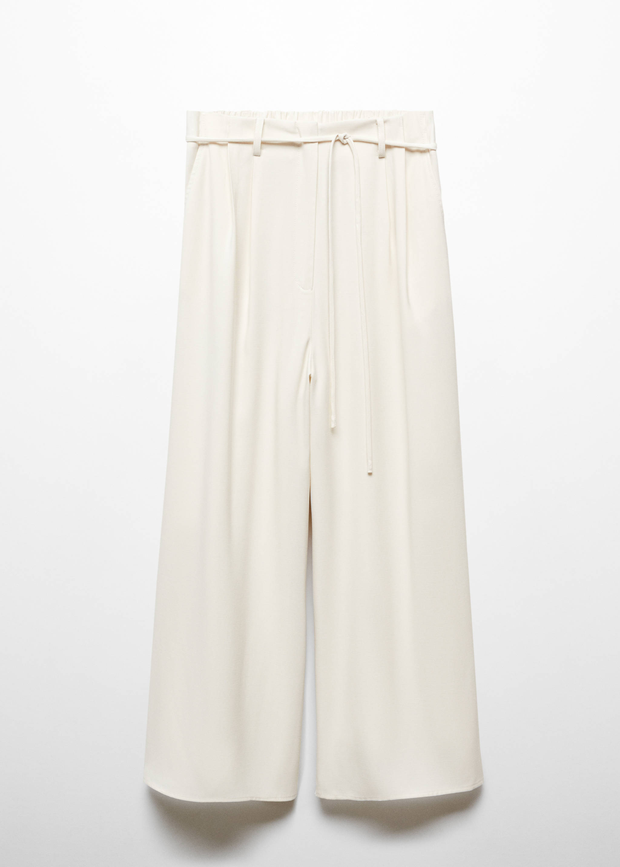 Wide leg trousers with belt - Article without model