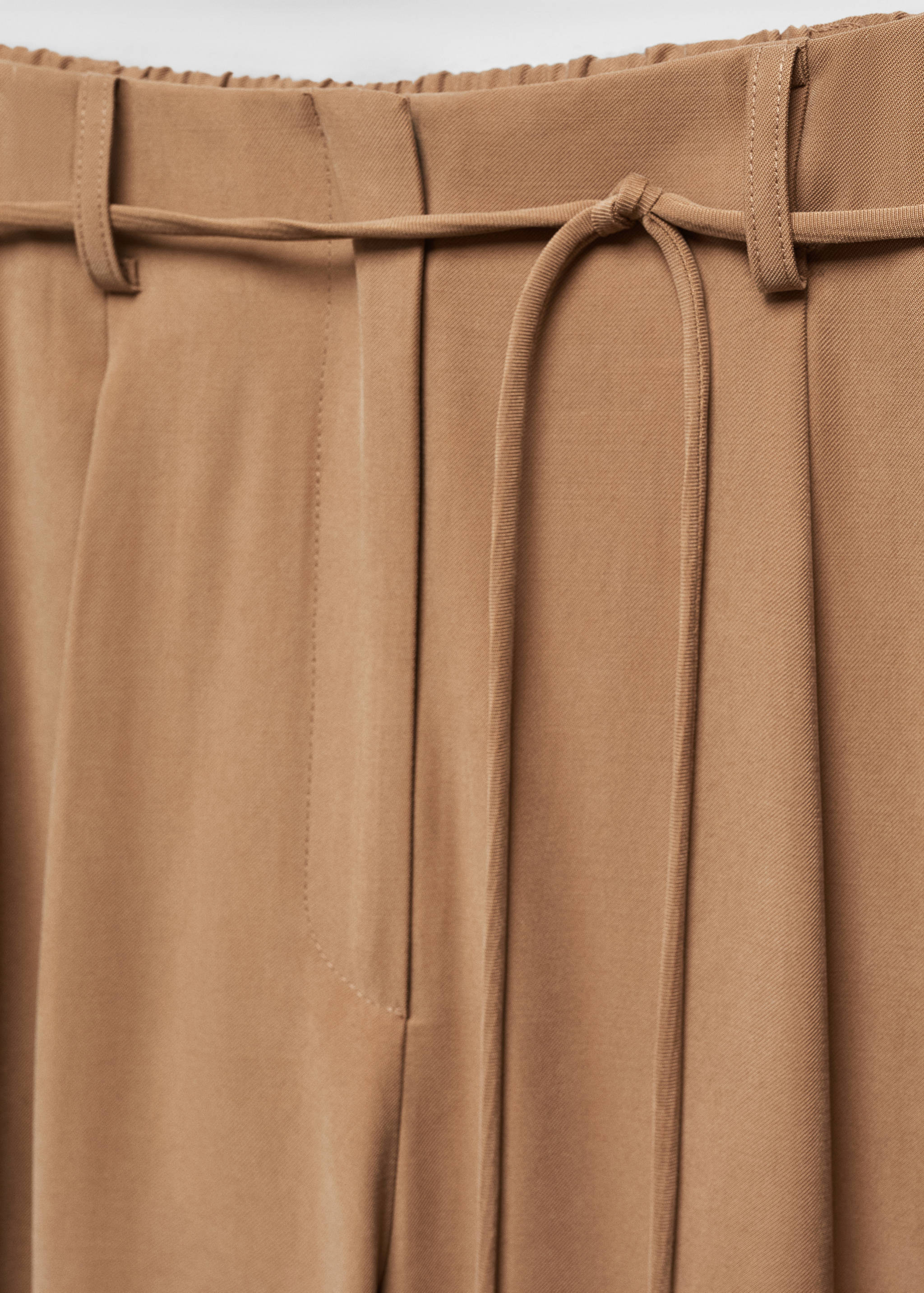 Wide leg trousers with belt - Details of the article 8