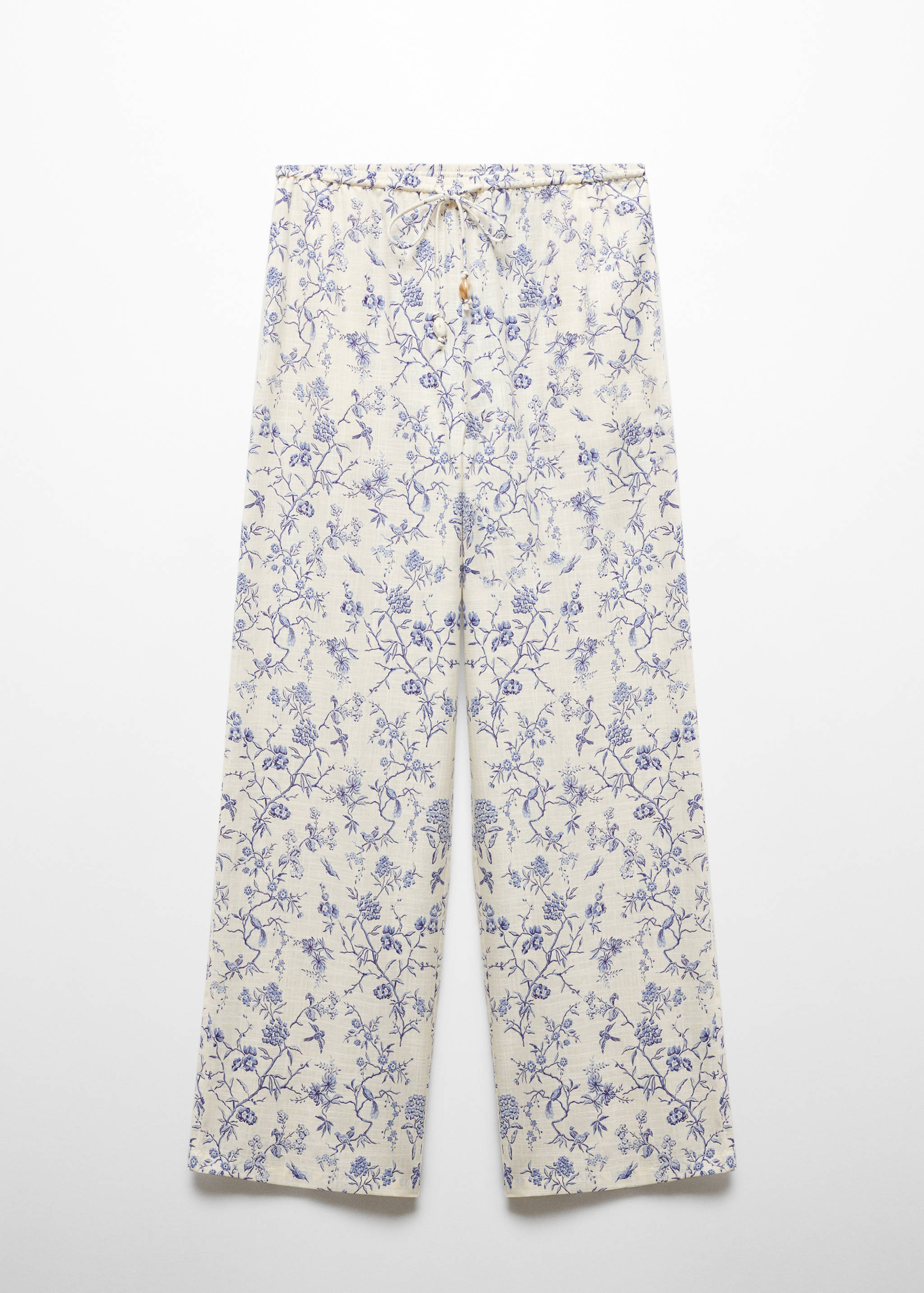 Printed cotton trousers - Article without model