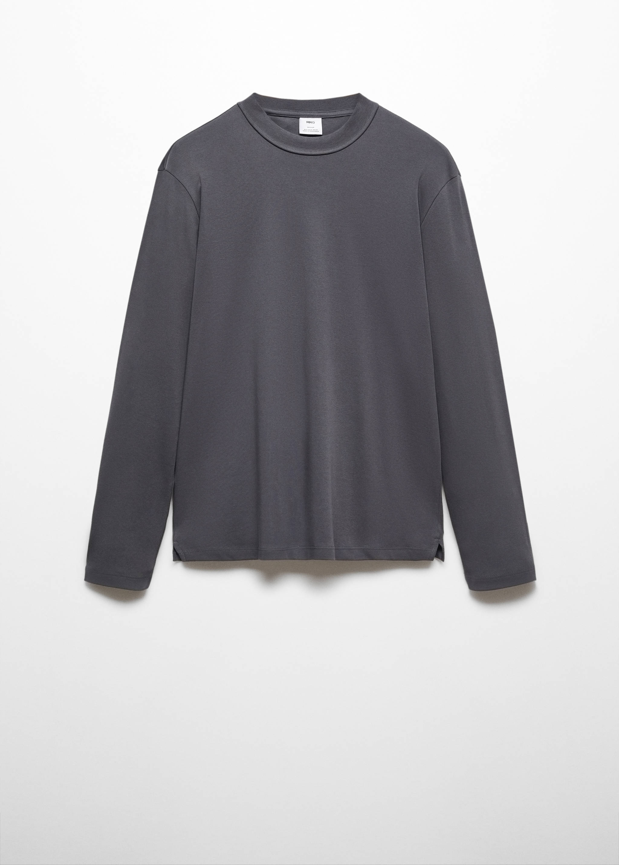 Langarm-T-Shirt aus 100 % Baumwolle - Artikel ohne Model