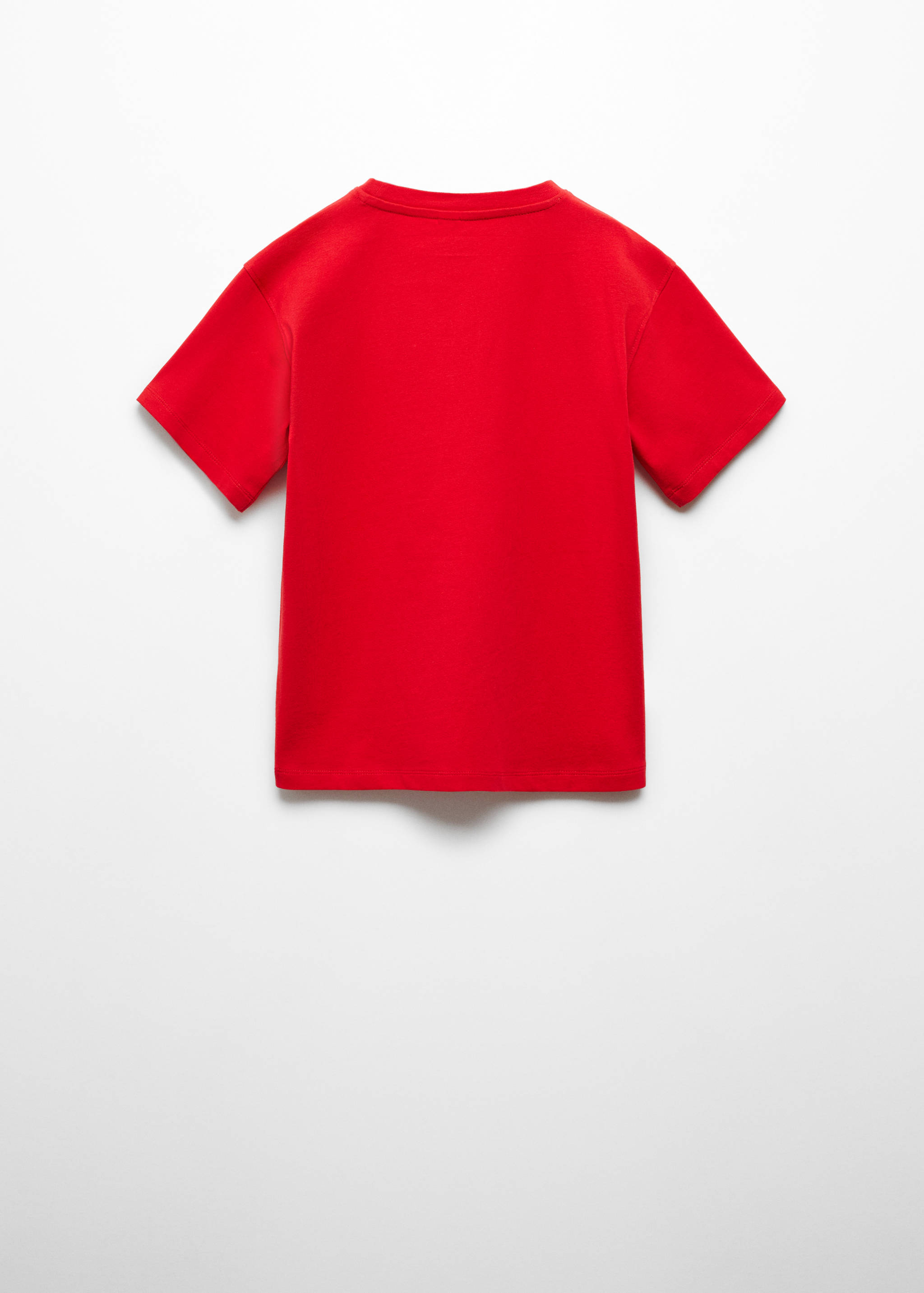 Printed message T-shirt - Reverse of the article