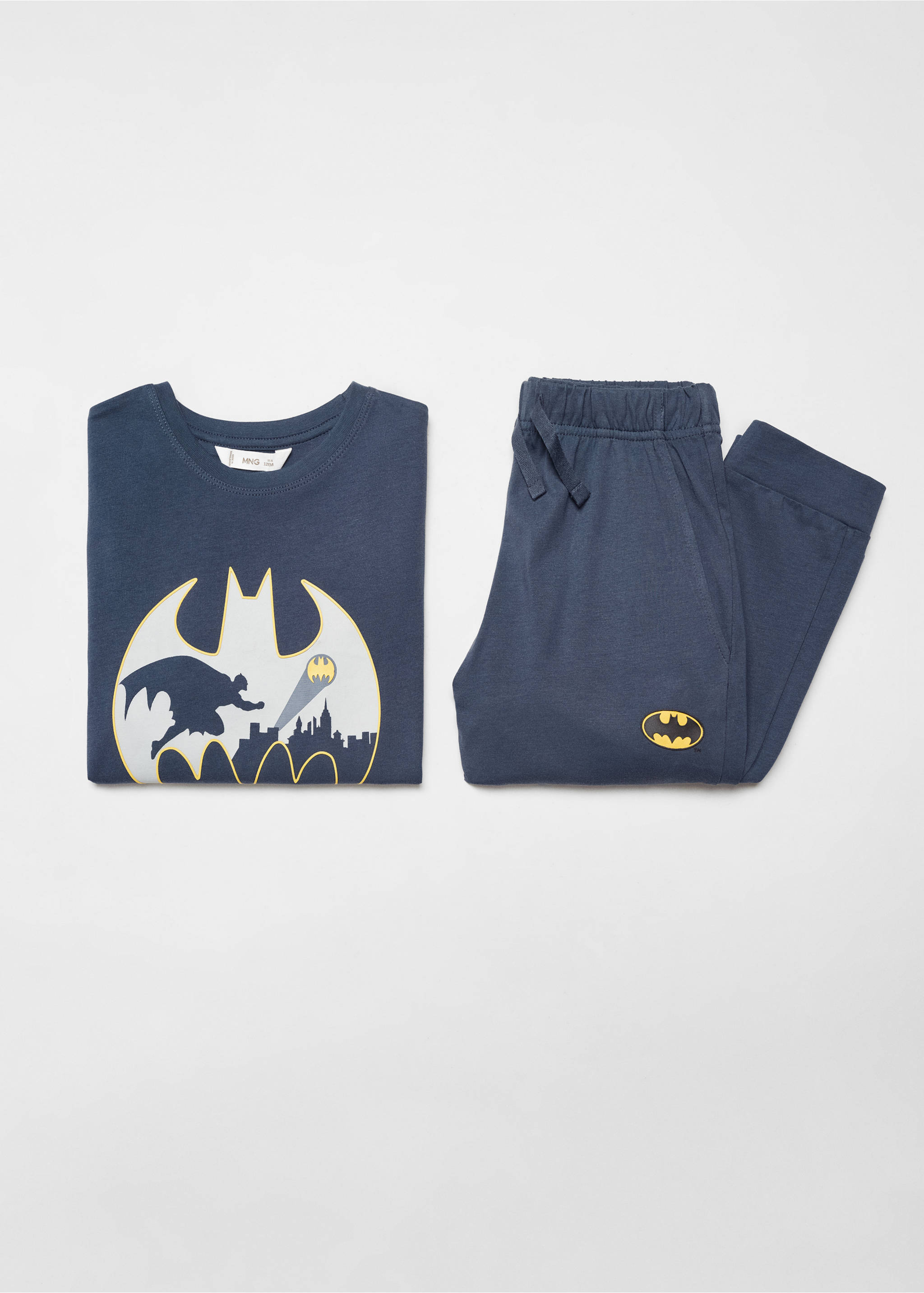 Long Batman pyjamas - Details of the article 8, Night Blue. Ref: 67080458-00.