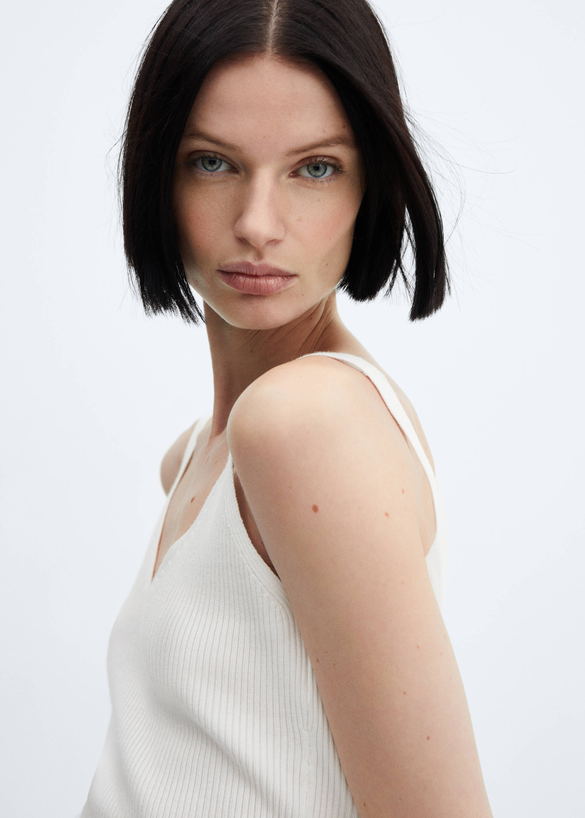 Strick-Top mit V-Ausschnitt - Detail des Artikels 1