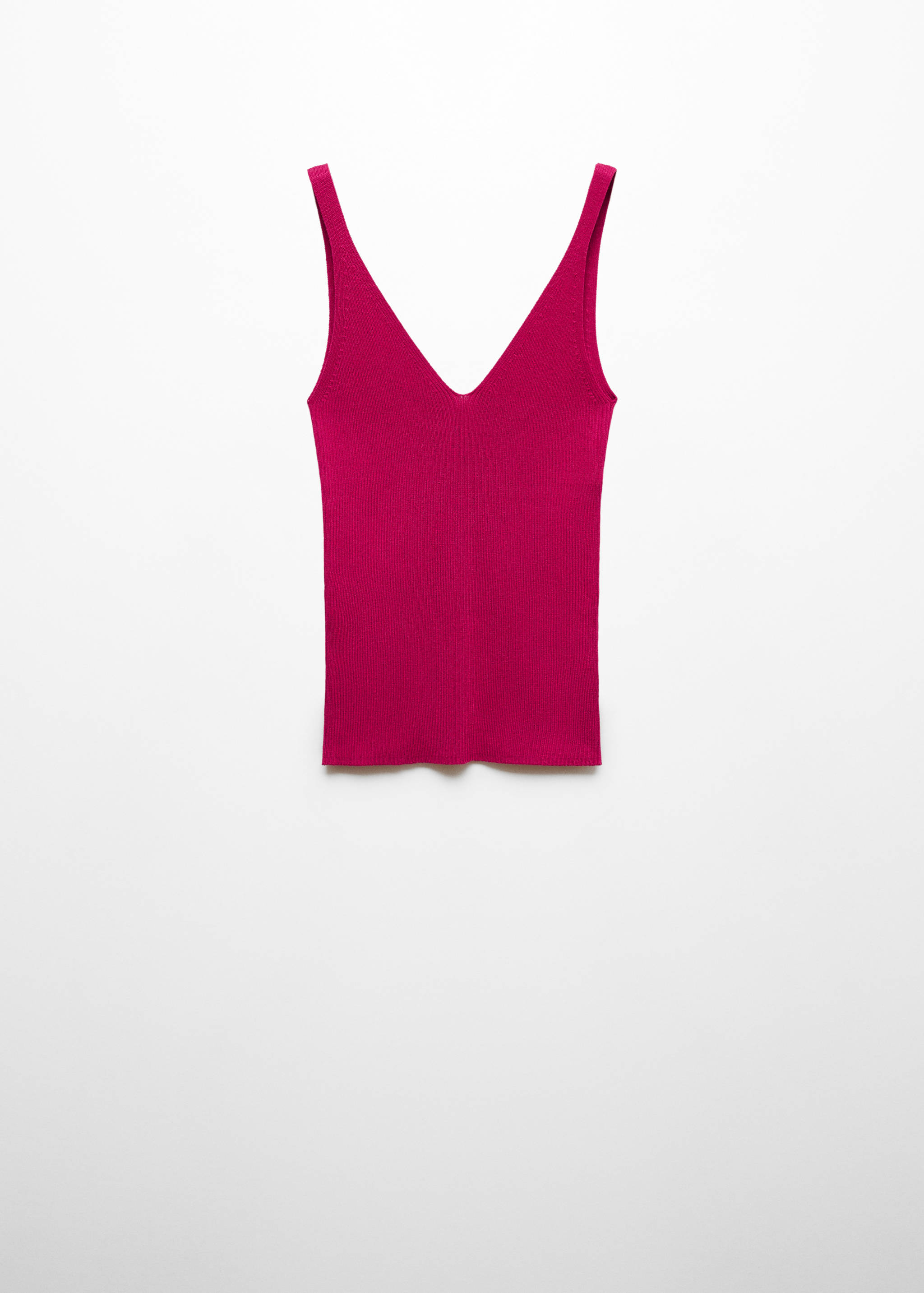 Strick-Top mit V-Ausschnitt - Artikel ohne Model