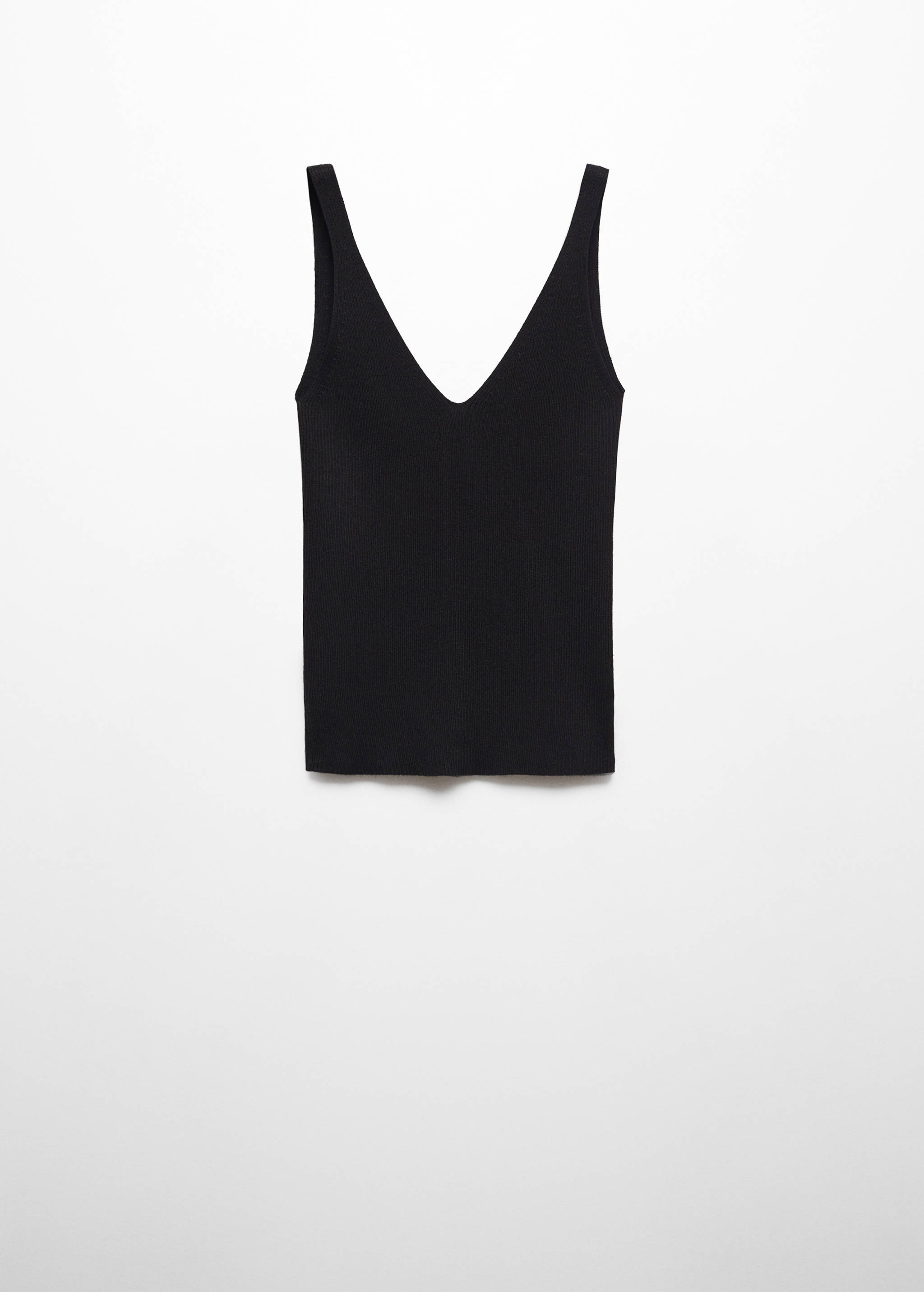 Strick-Top mit V-Ausschnitt - Artikel ohne Model