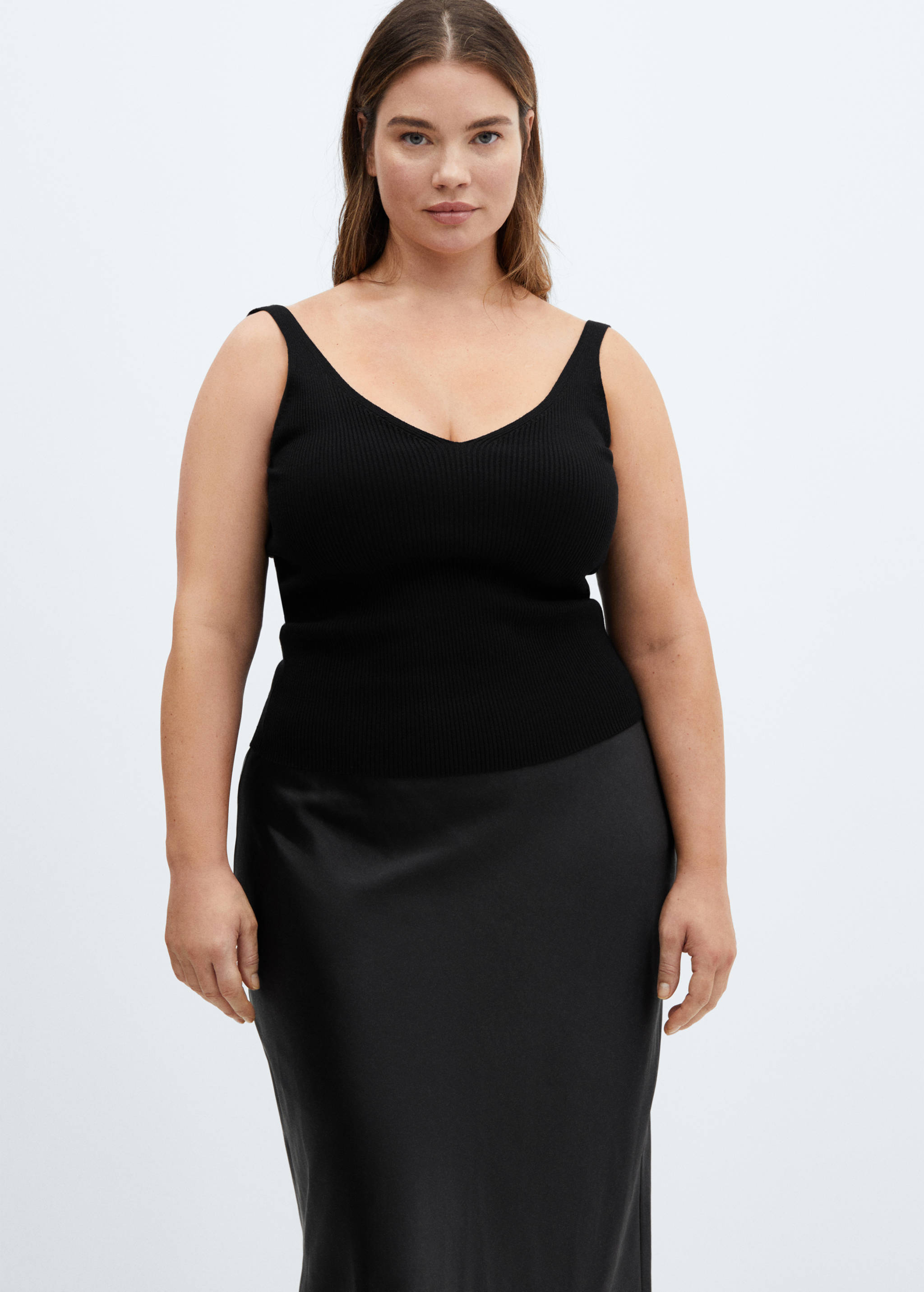 Strick-Top mit V-Ausschnitt - Detail des Artikels 5