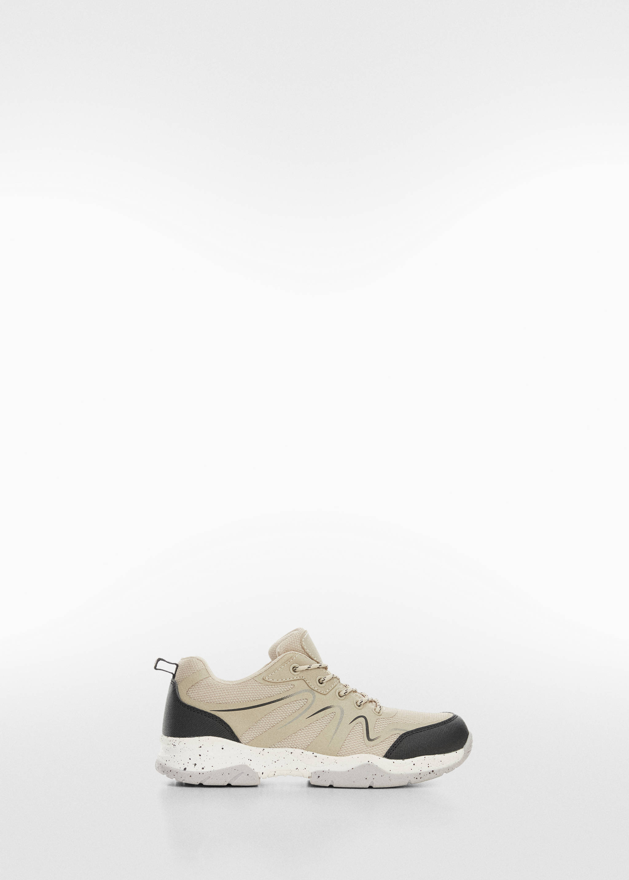 Lace-up mixed sneakers - Article without model