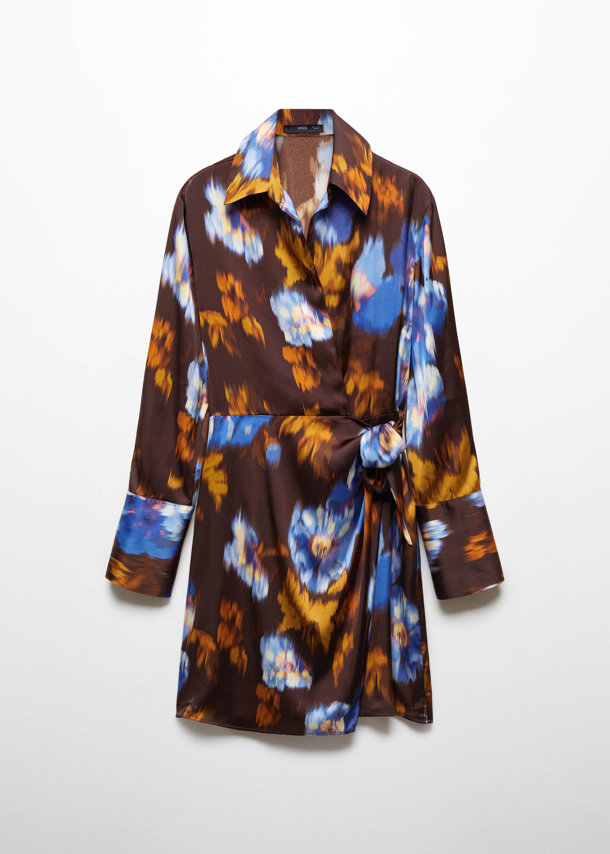 Vestido satinado estampado - Artículo sin modelo