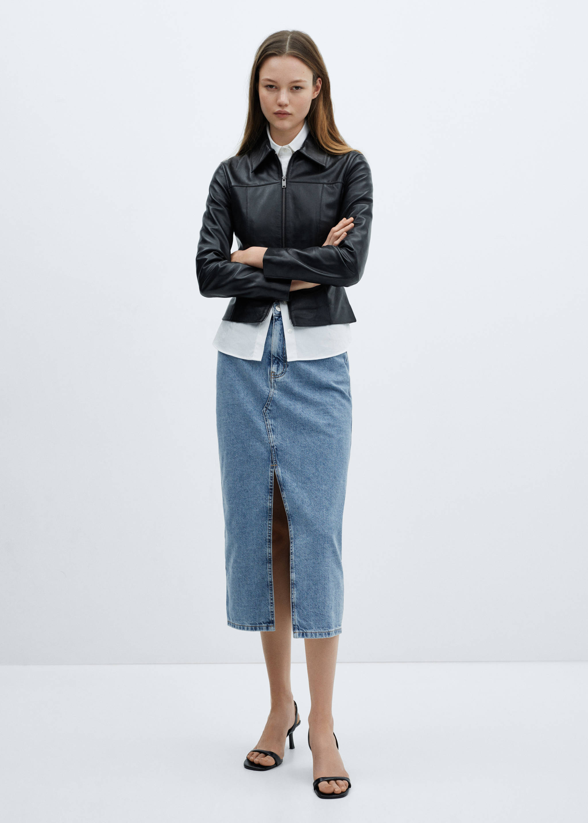 Midikjol denim - Allmän bild