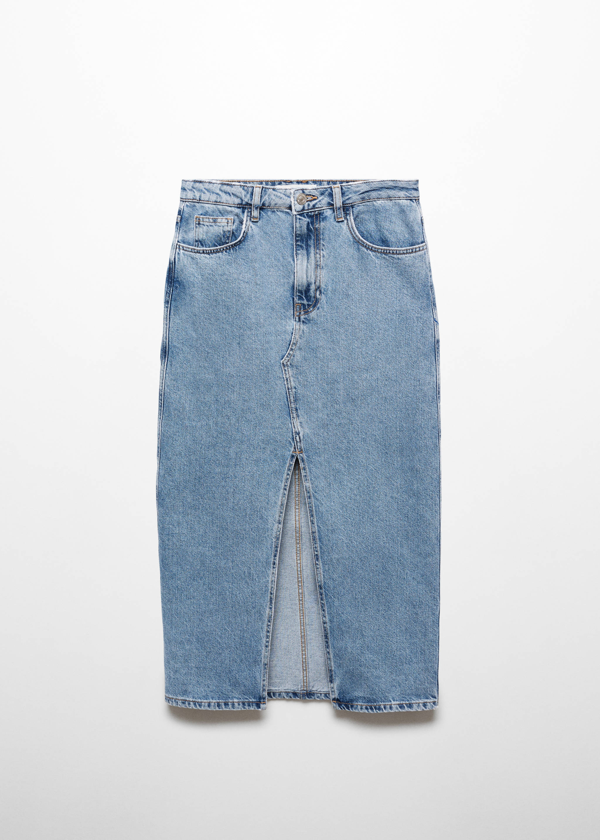 Midikjol denim - Artikel utan modell