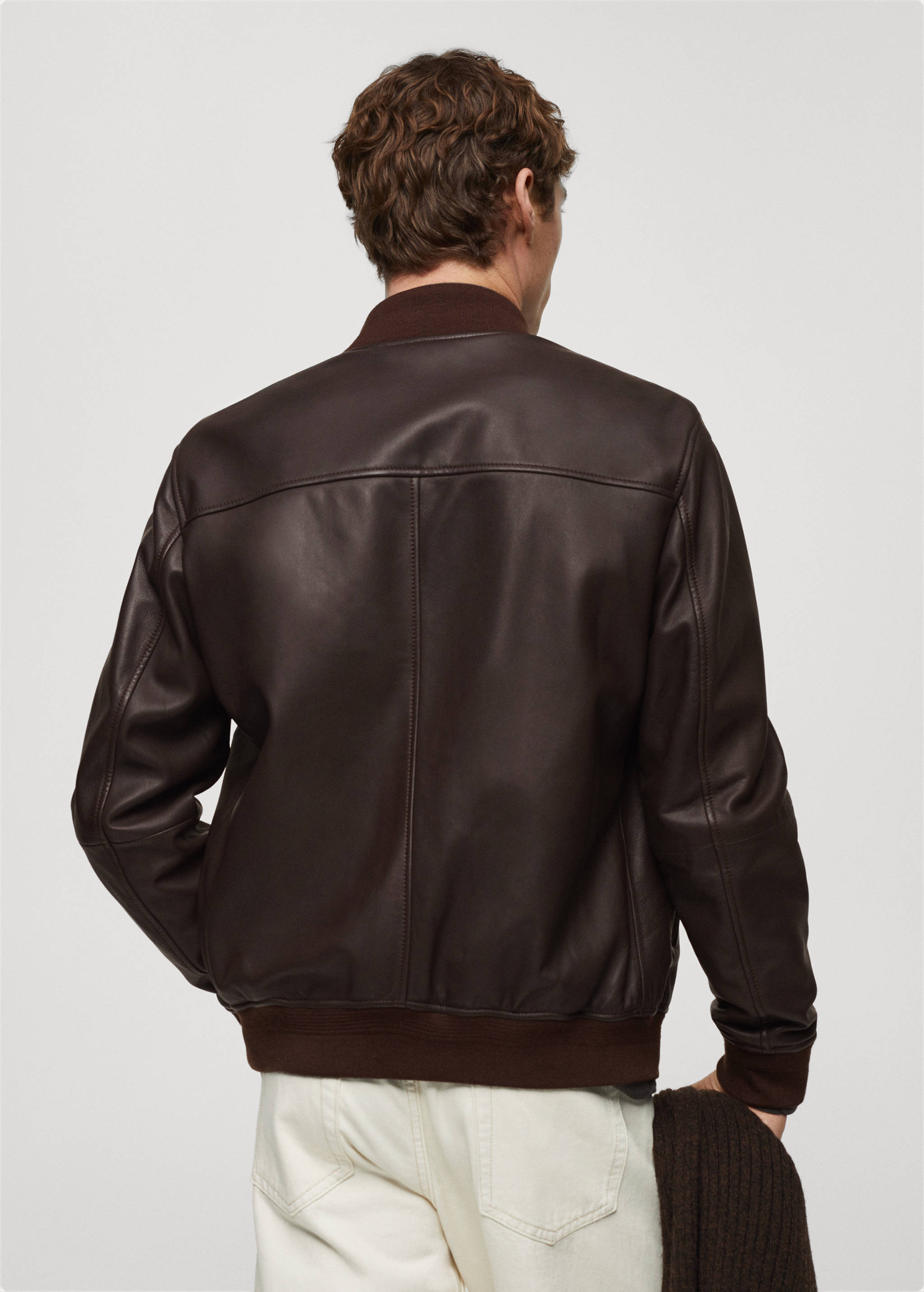 Jacke aus 100 % Nappaleder - Rückseite des Artikels