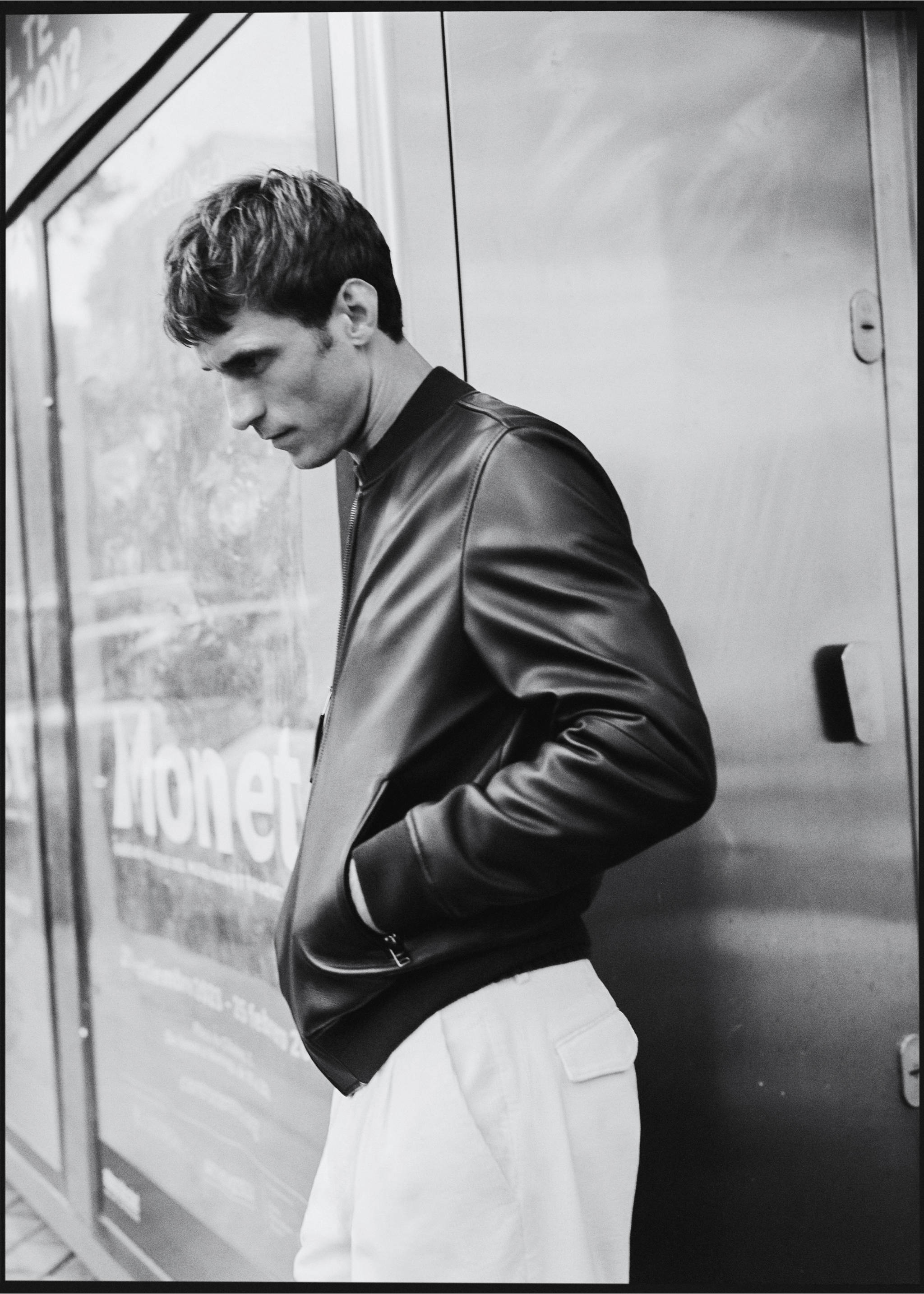 100% nappa leather jacket - Details of the article 3, Chocolate. Ref: 67080618-00.