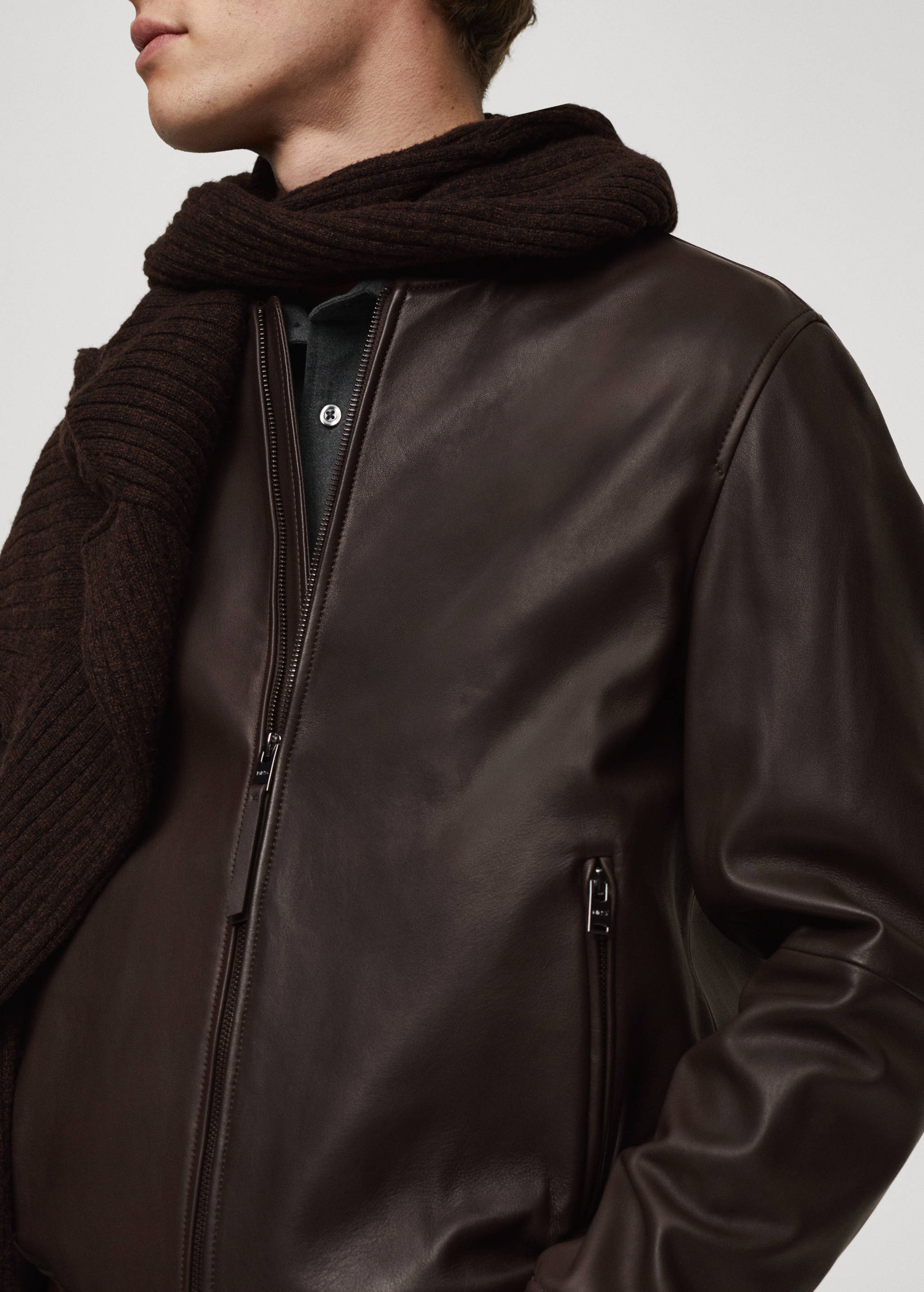 Jacke aus 100 % Nappaleder - Detail des Artikels 2