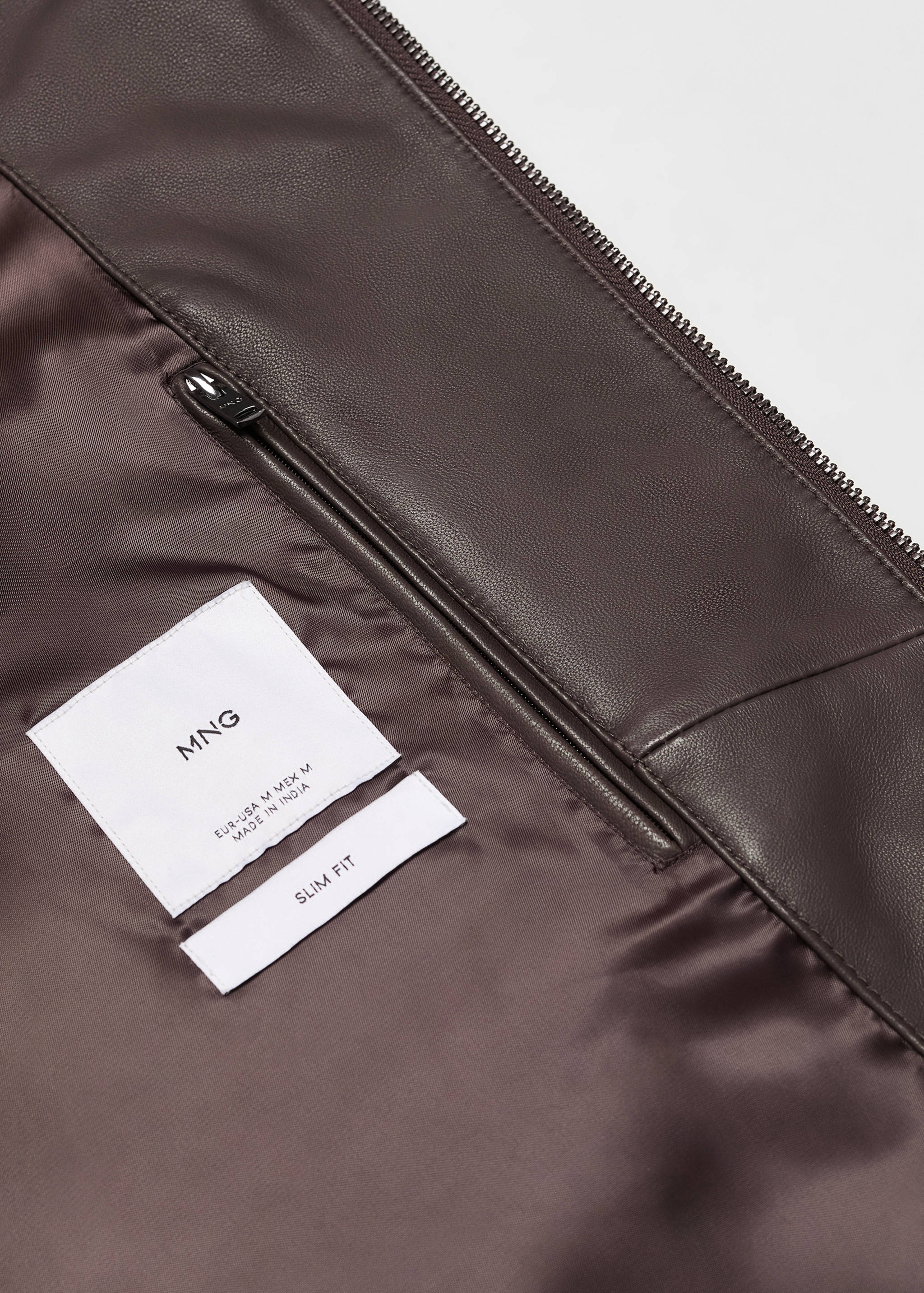 Jacke aus 100 % Nappaleder - Detail des Artikels 8