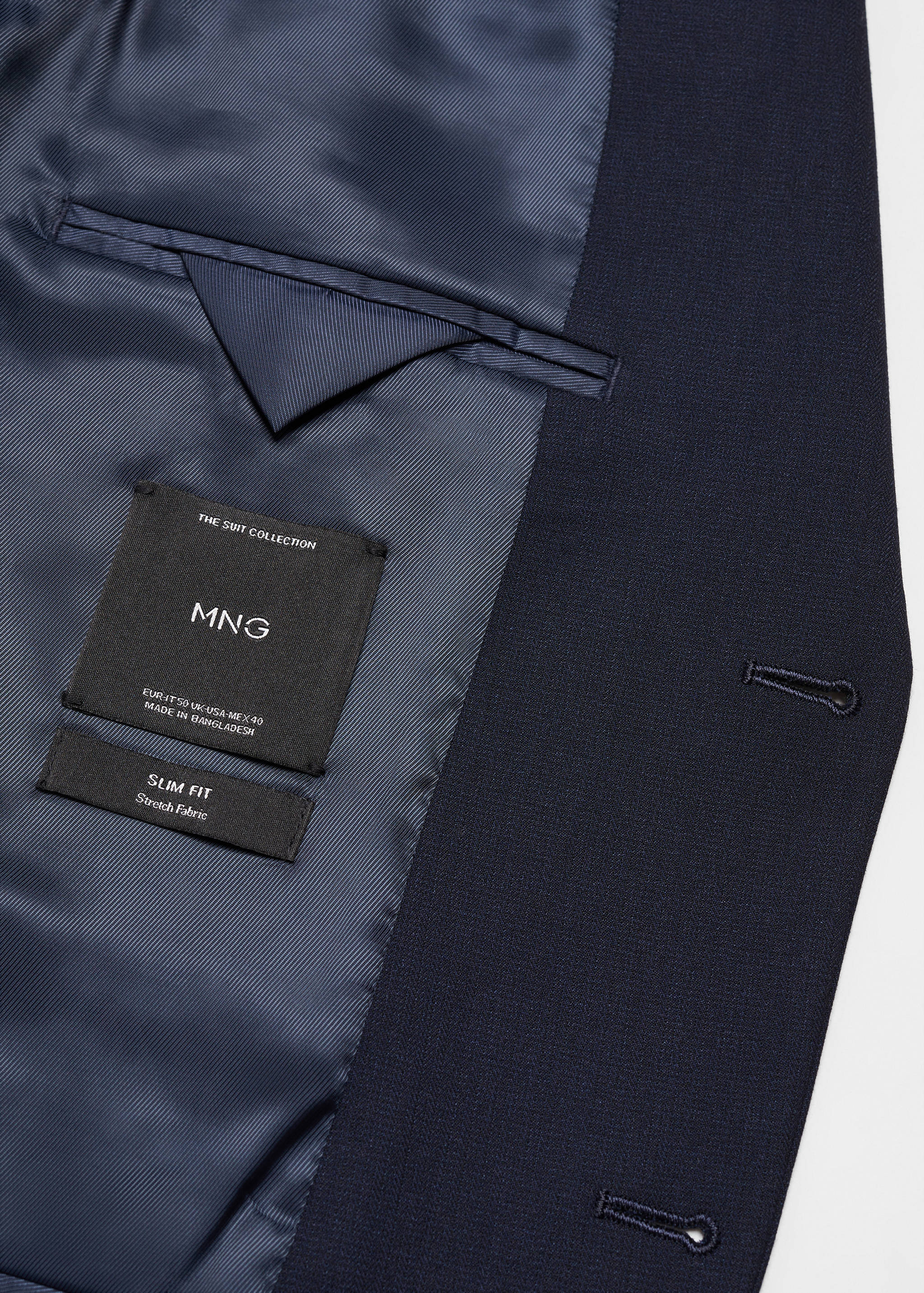 Americana traje slim fit tejido comfort stretch - Detalle del artículo 8