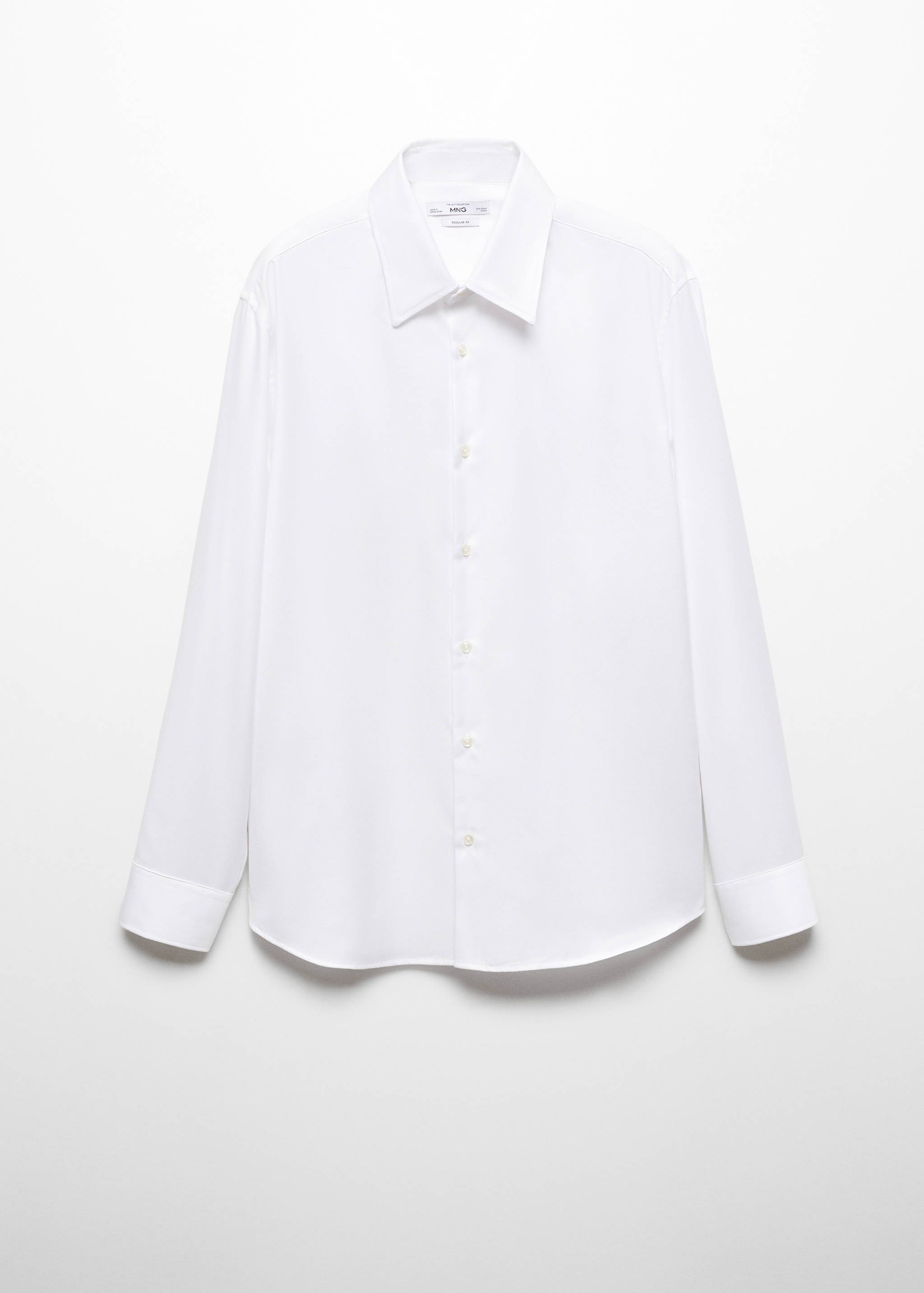 Regular-fit structured suit shirt - Article without model
