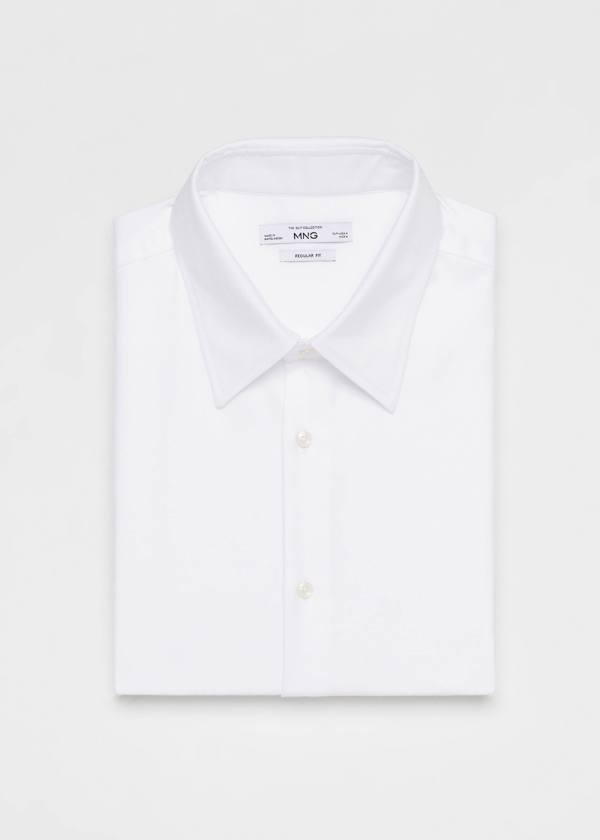 Regular-fit structured suit shirt - Details of the article 8