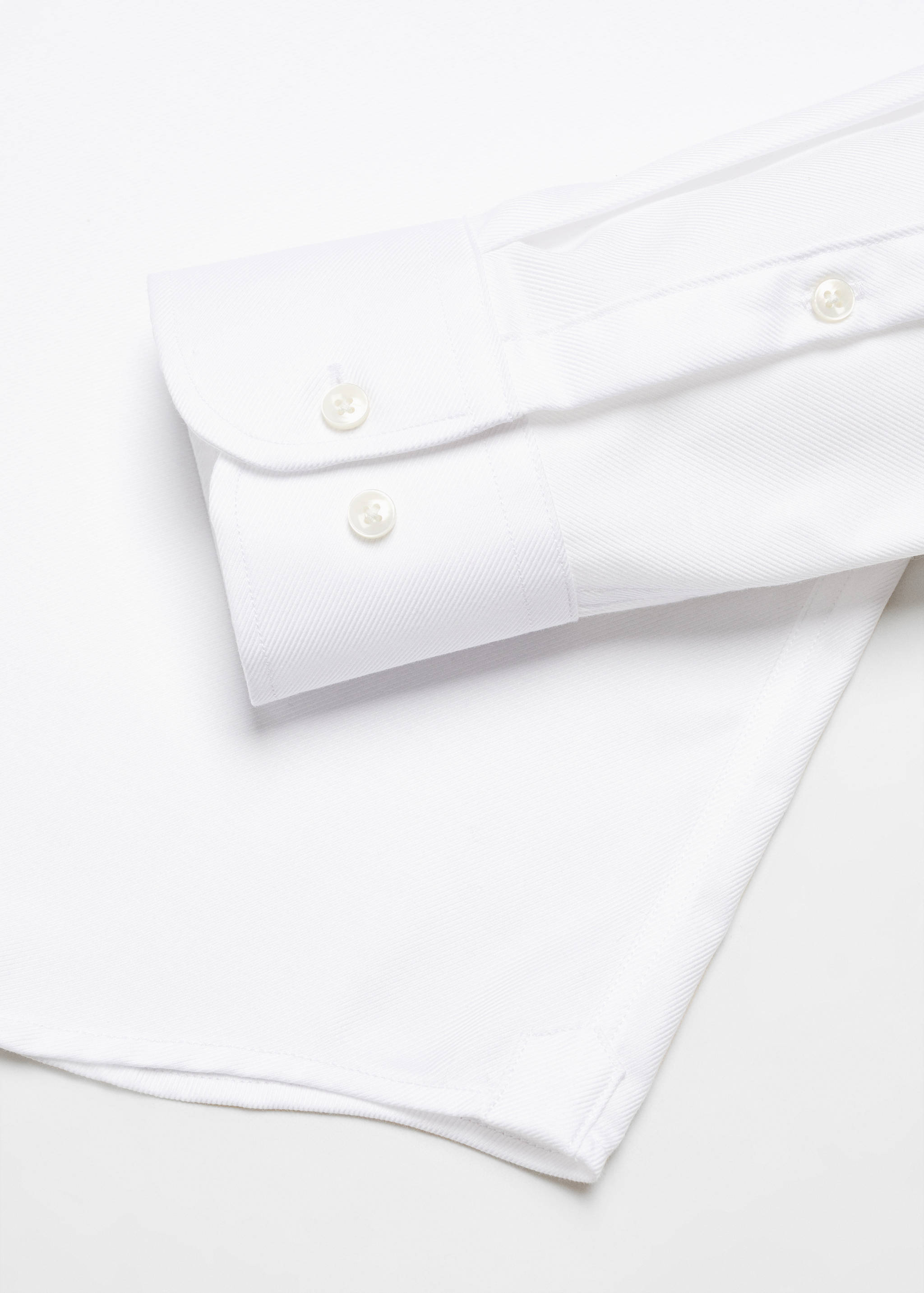 Regular-fit structured suit shirt - Details of the article 0