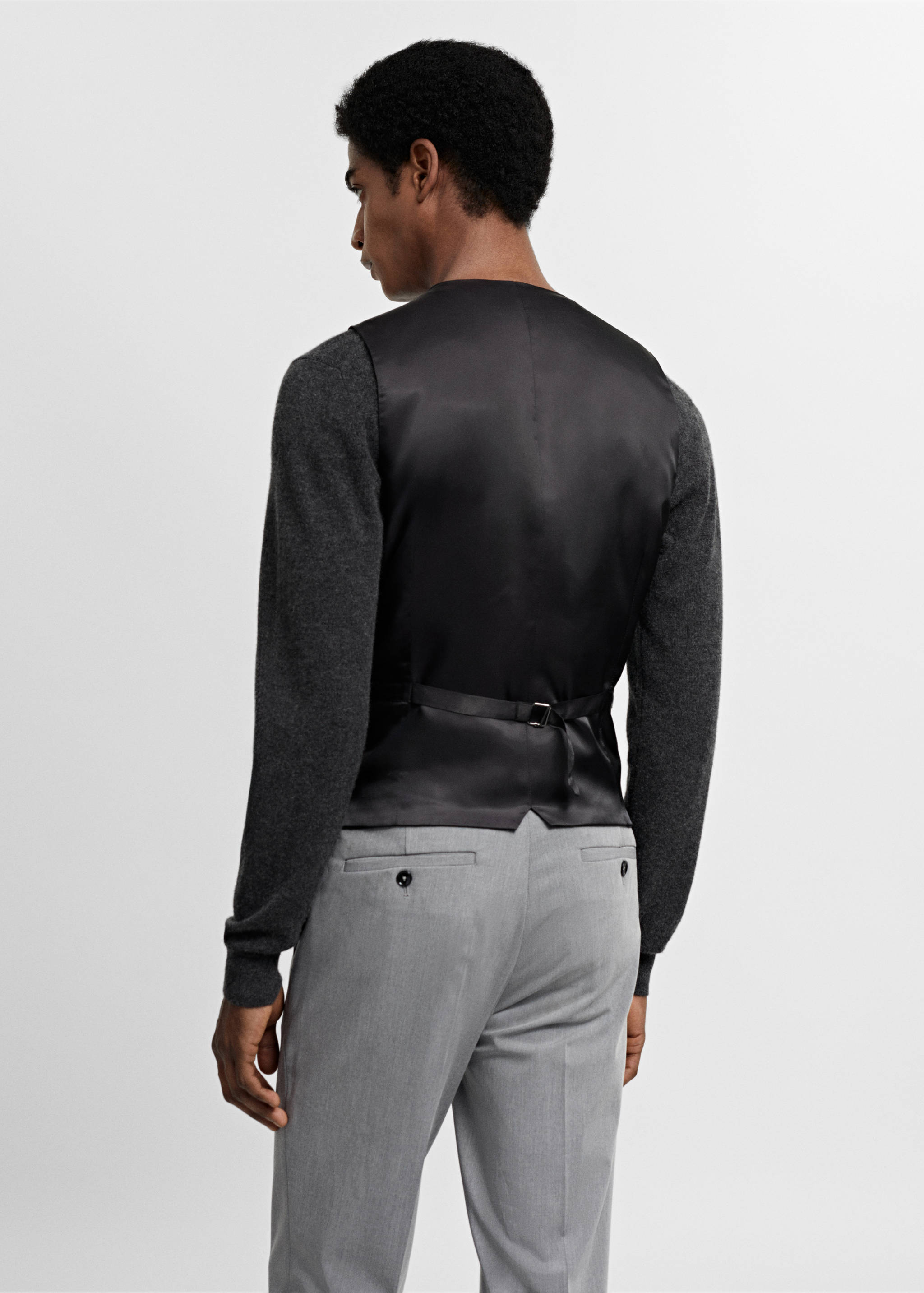 Armilla vestit súper slim fit teixit strech - Revers de l'article