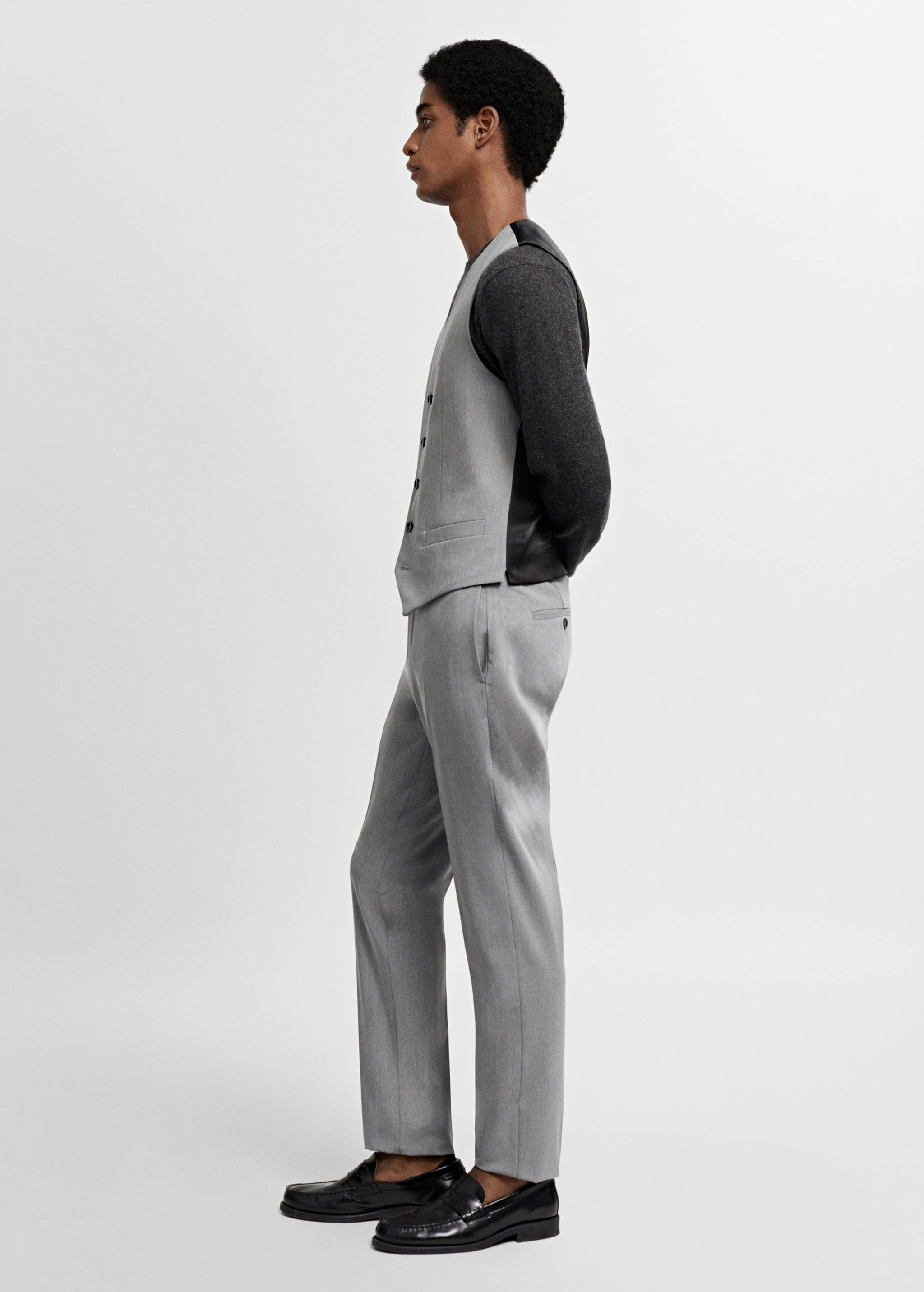 Armilla vestit súper slim fit teixit strech - Detall de l'article 2