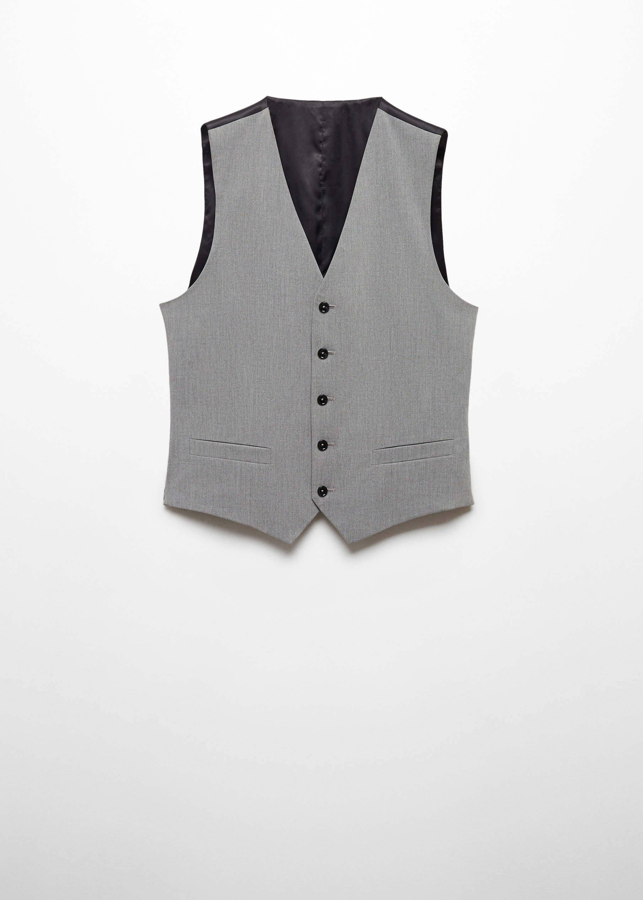 Dress-vest i stretchstoff, super slim-fit - Artikkel uten modell