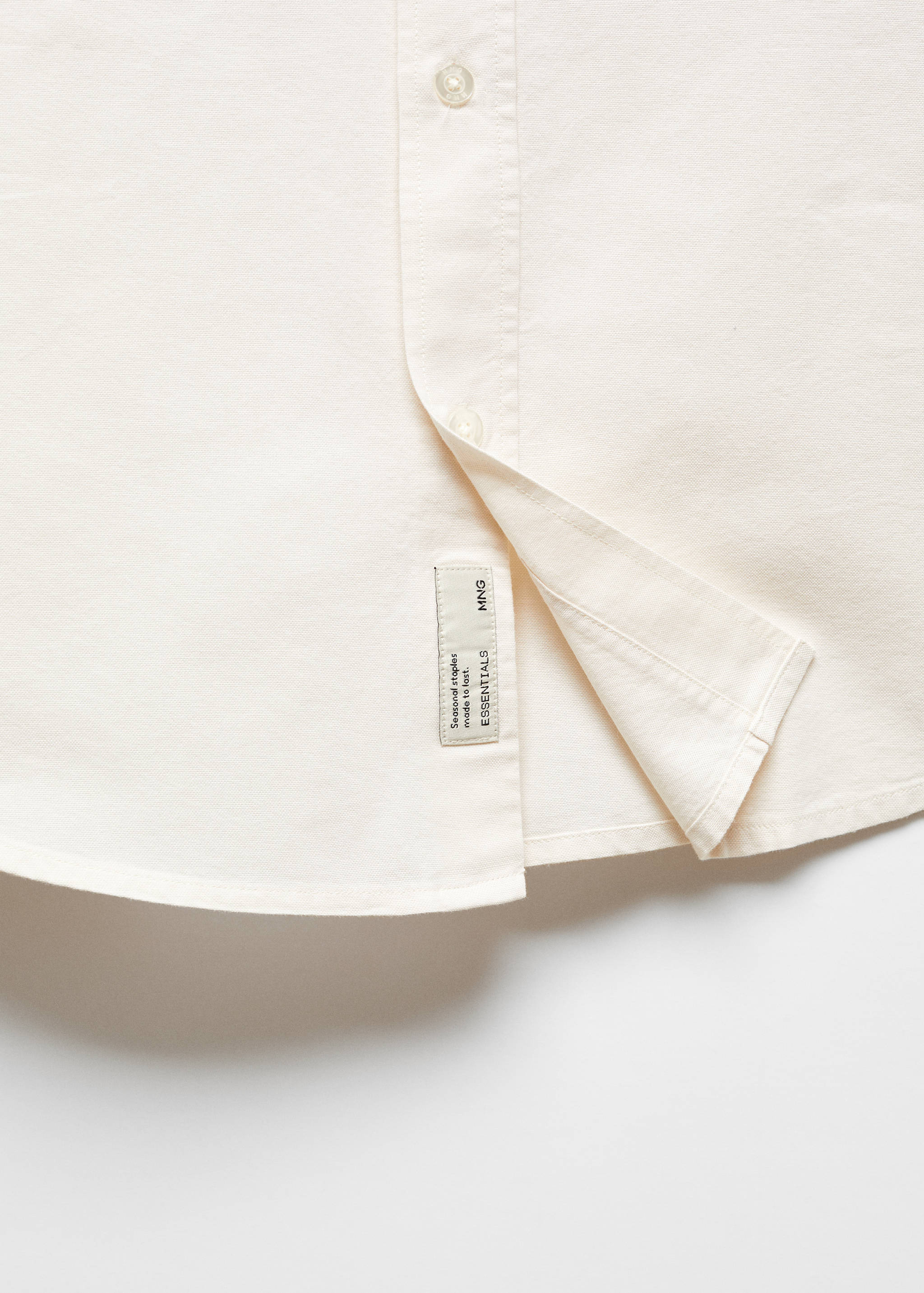 Regular fit Oxford cotton shirt - Details of the article 8
