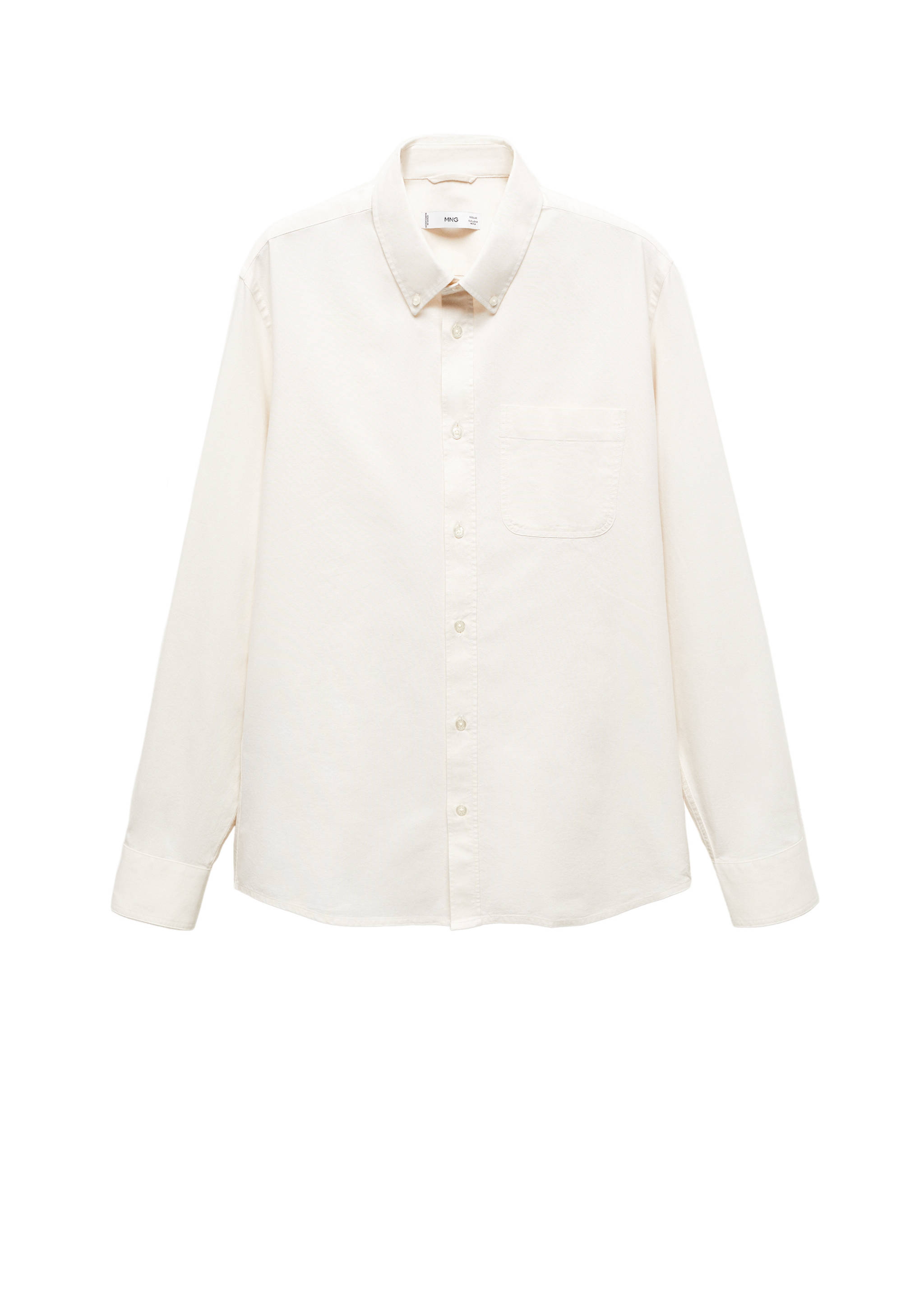 Regular fit Oxford cotton shirt - Details of the article 9