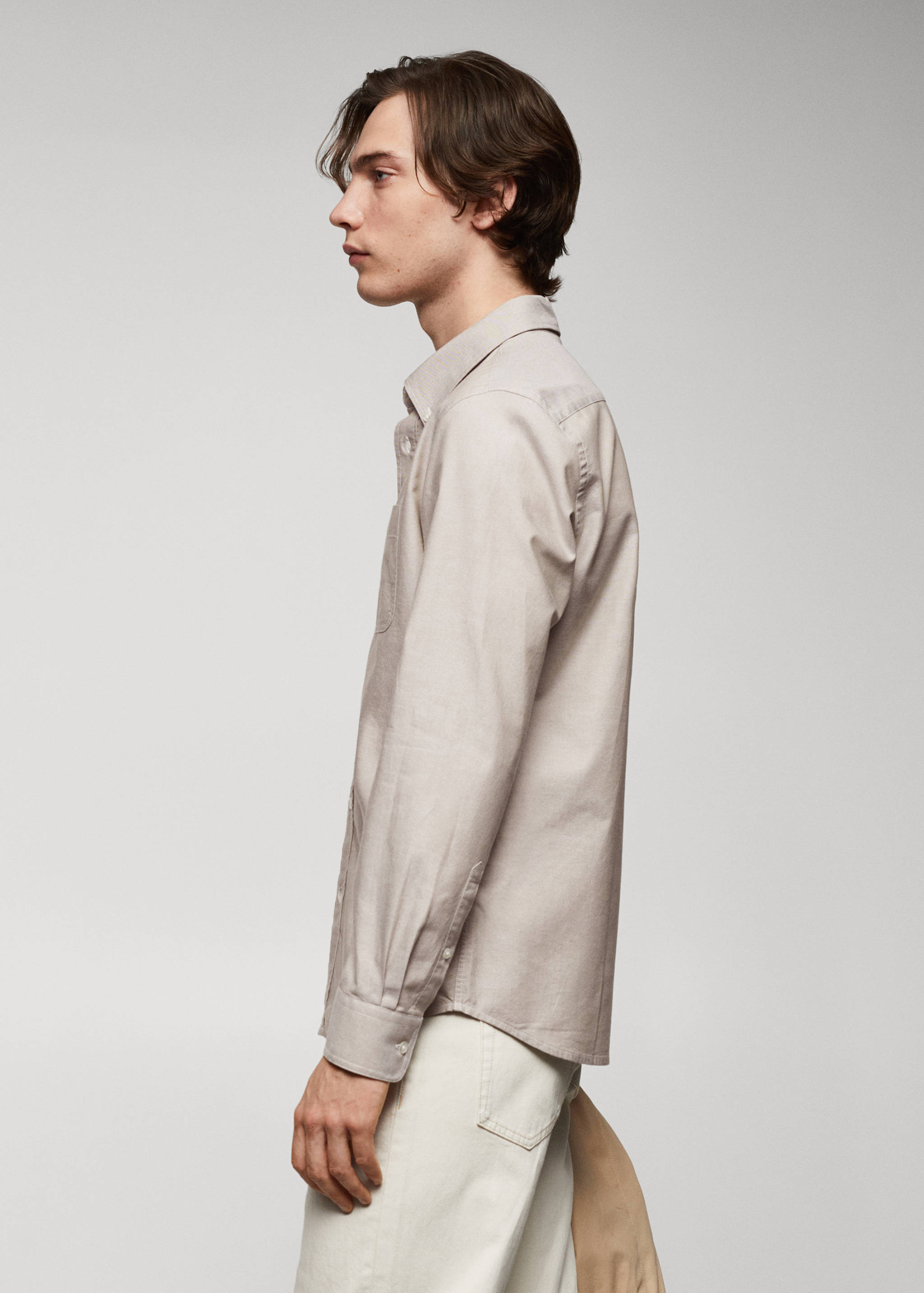 Regular fit Oxford cotton shirt - Details of the article 2