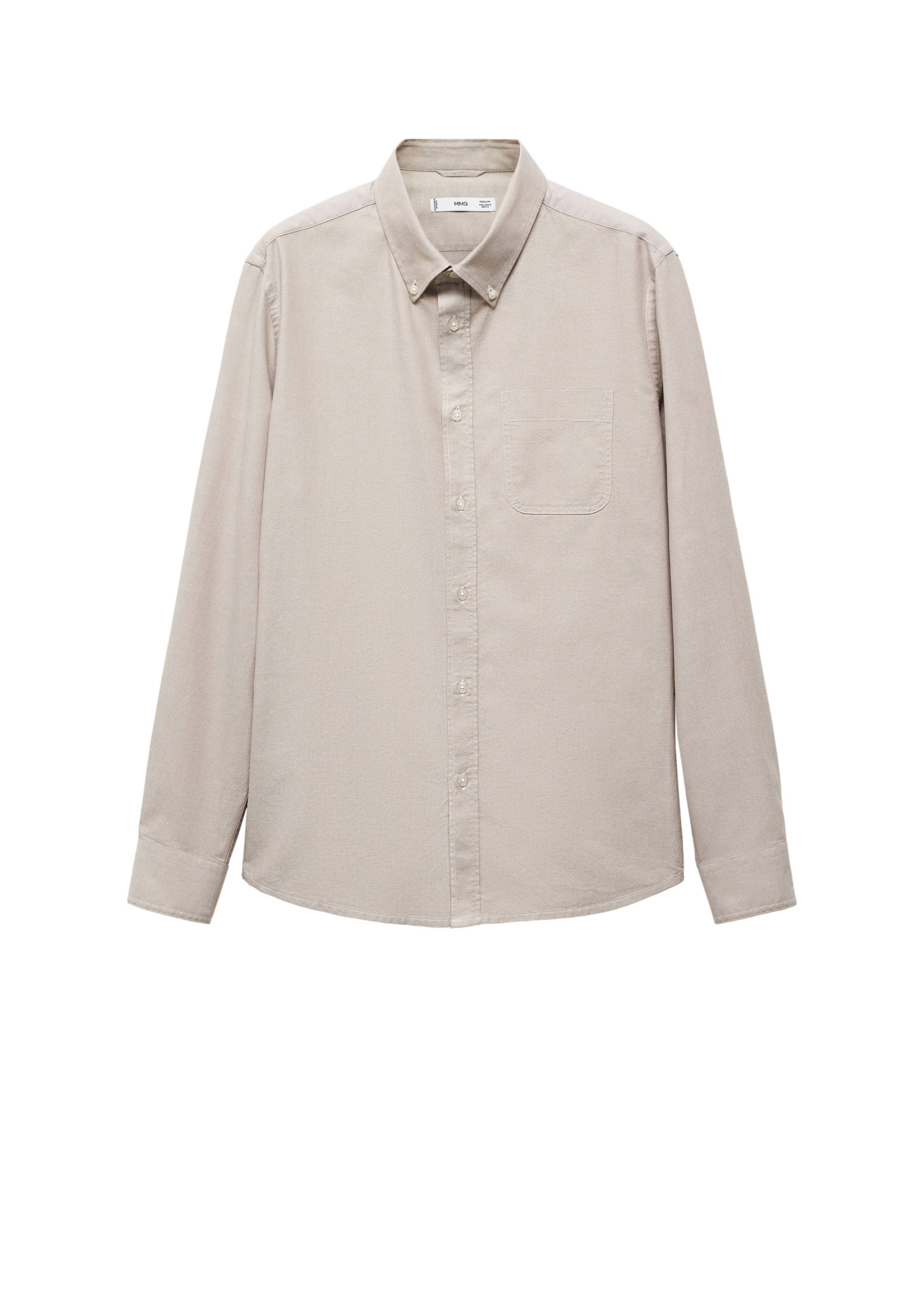 Regular fit Oxford cotton shirt - Details of the article 9
