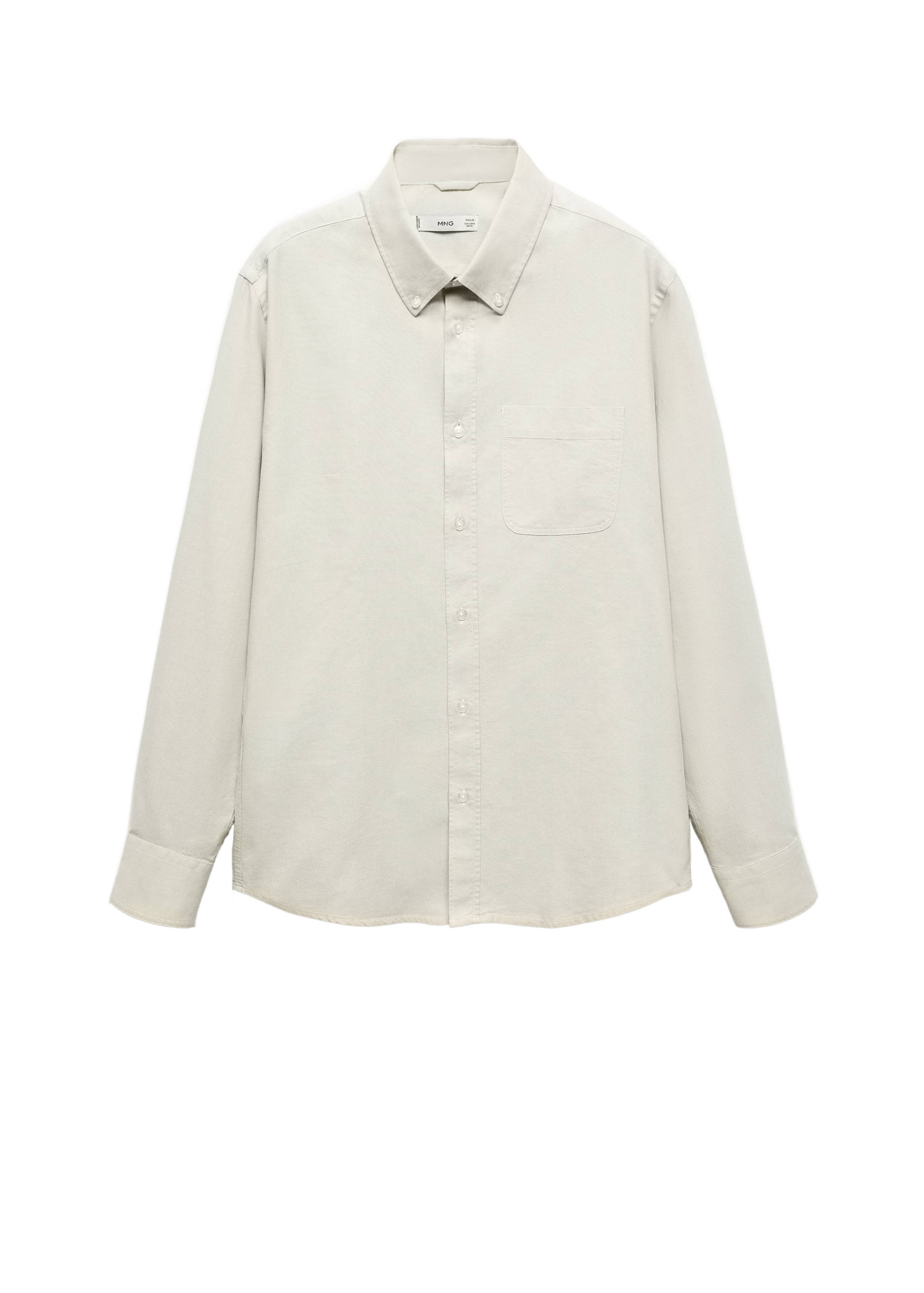 Regular fit Oxford cotton shirt - Details of the article 9