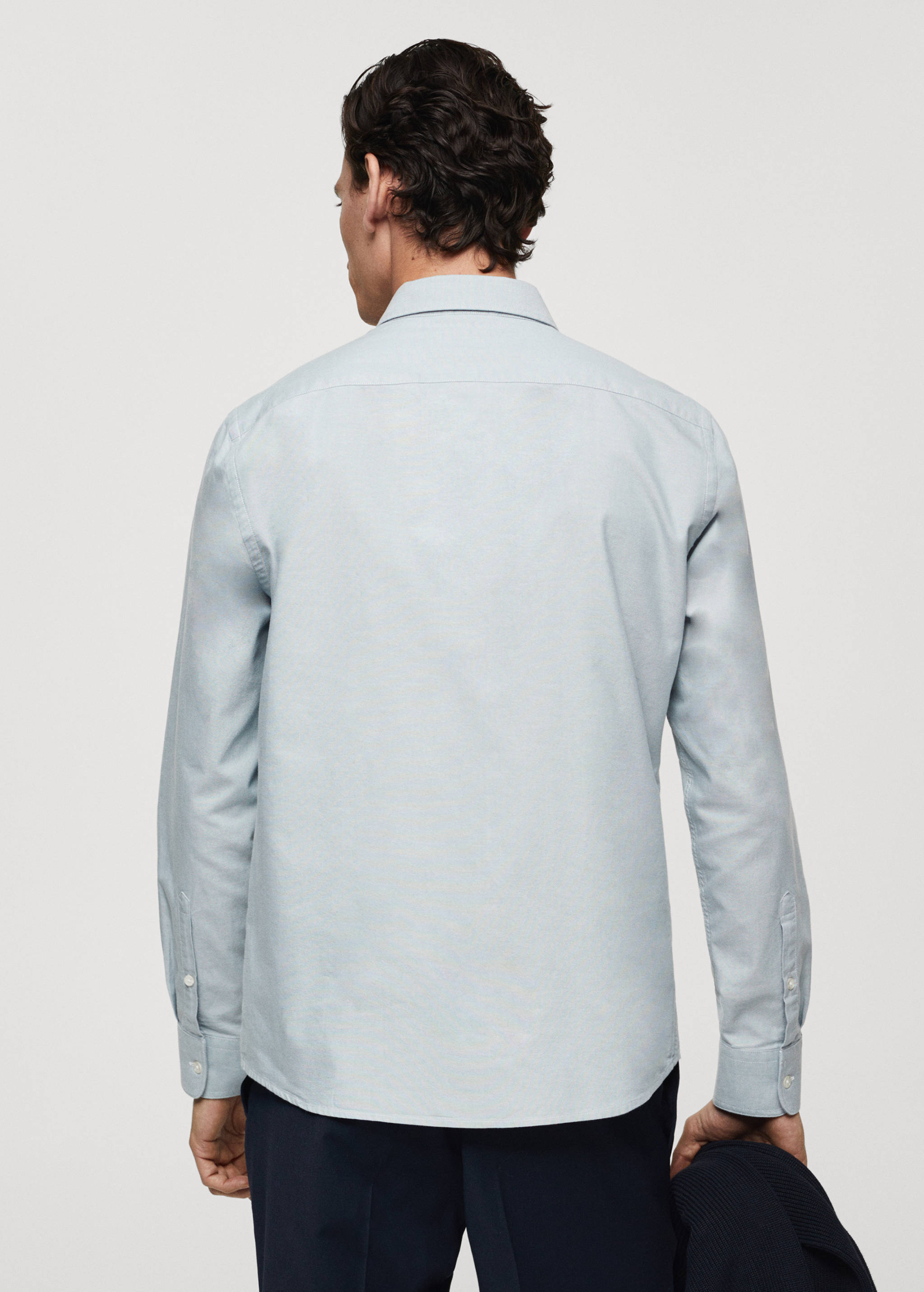 Regular fit Oxford cotton shirt - Reverse of the article