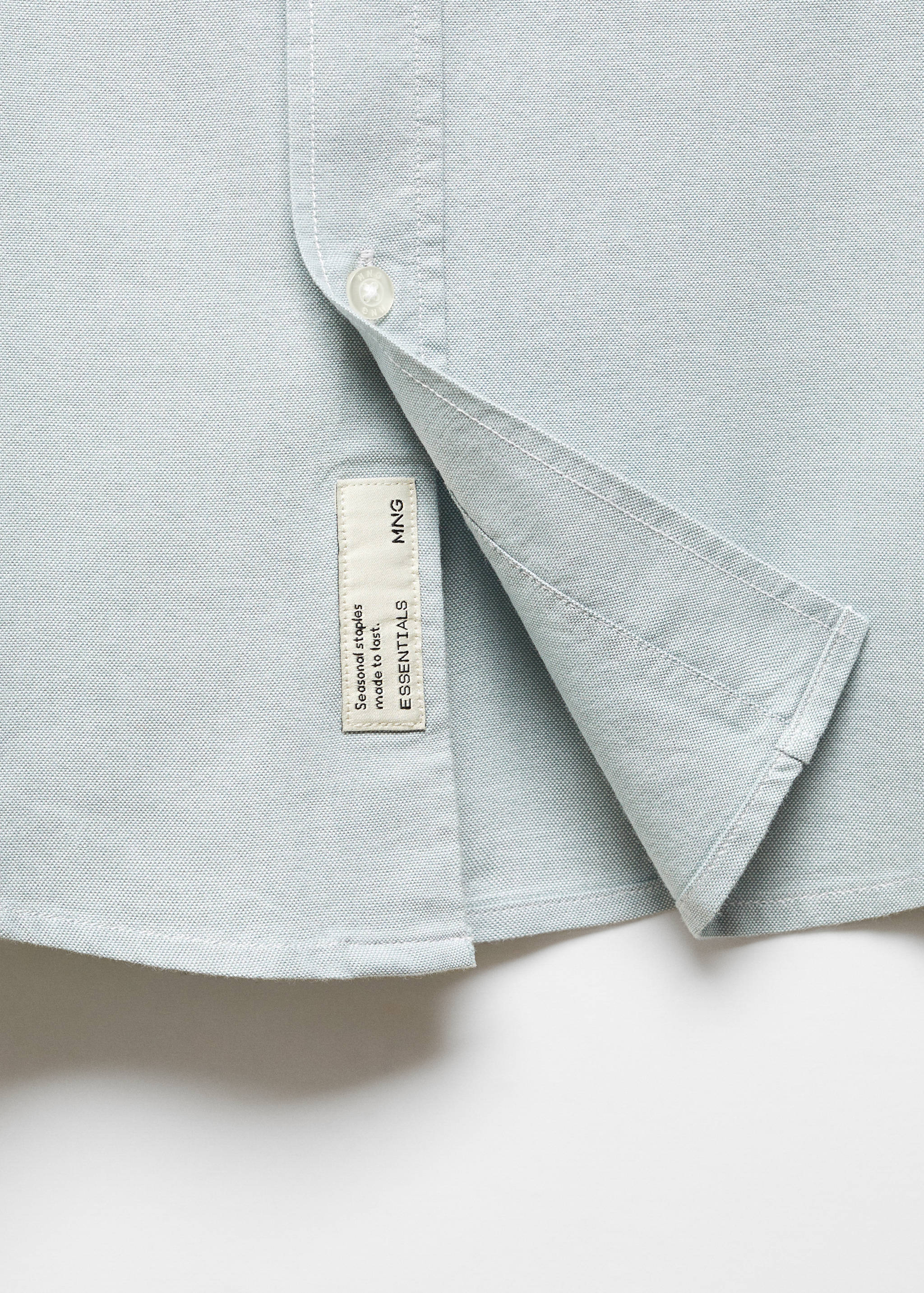 Regular fit Oxford cotton shirt - Details of the article 8