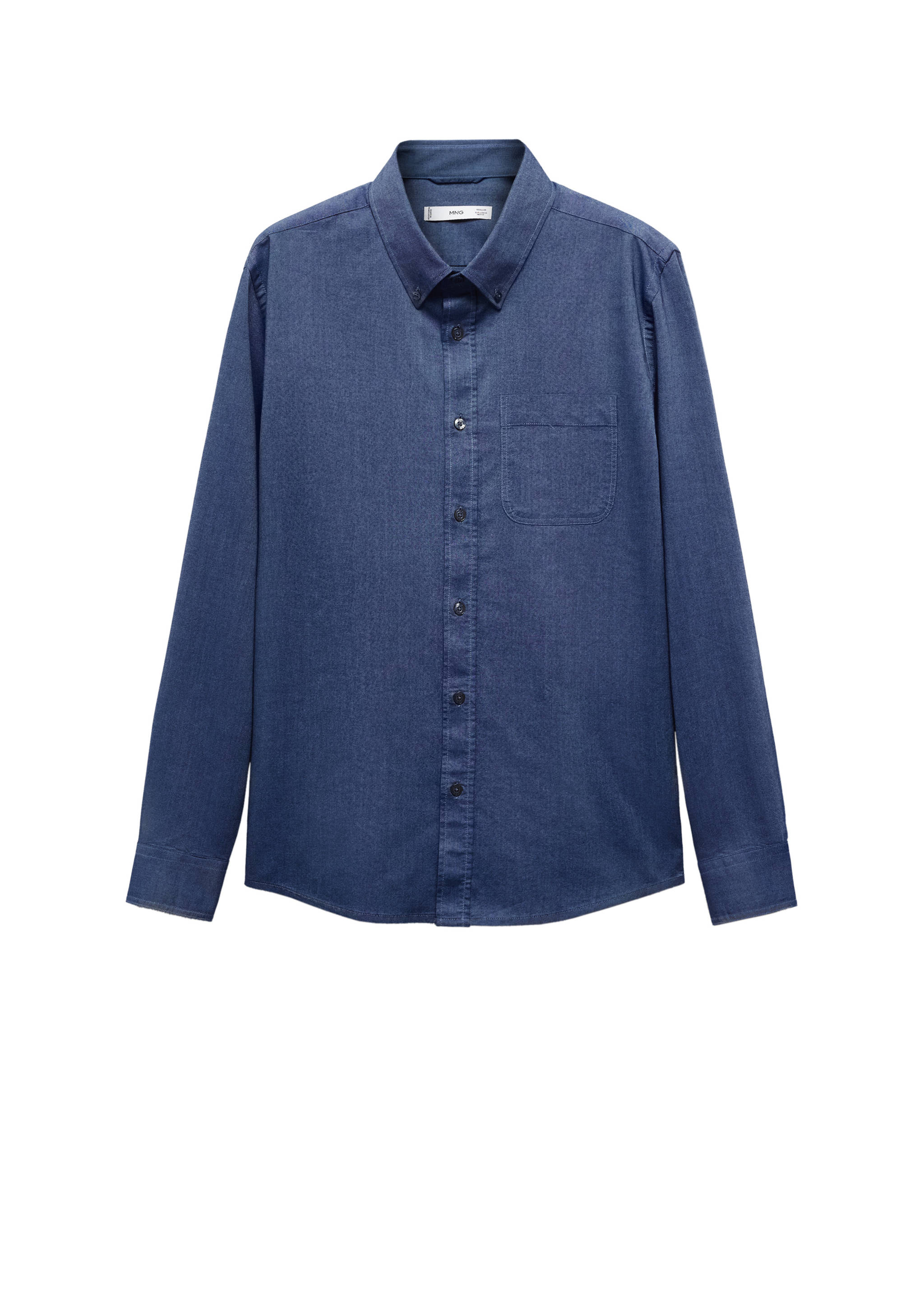 Regular fit Oxford cotton shirt - Details of the article 9