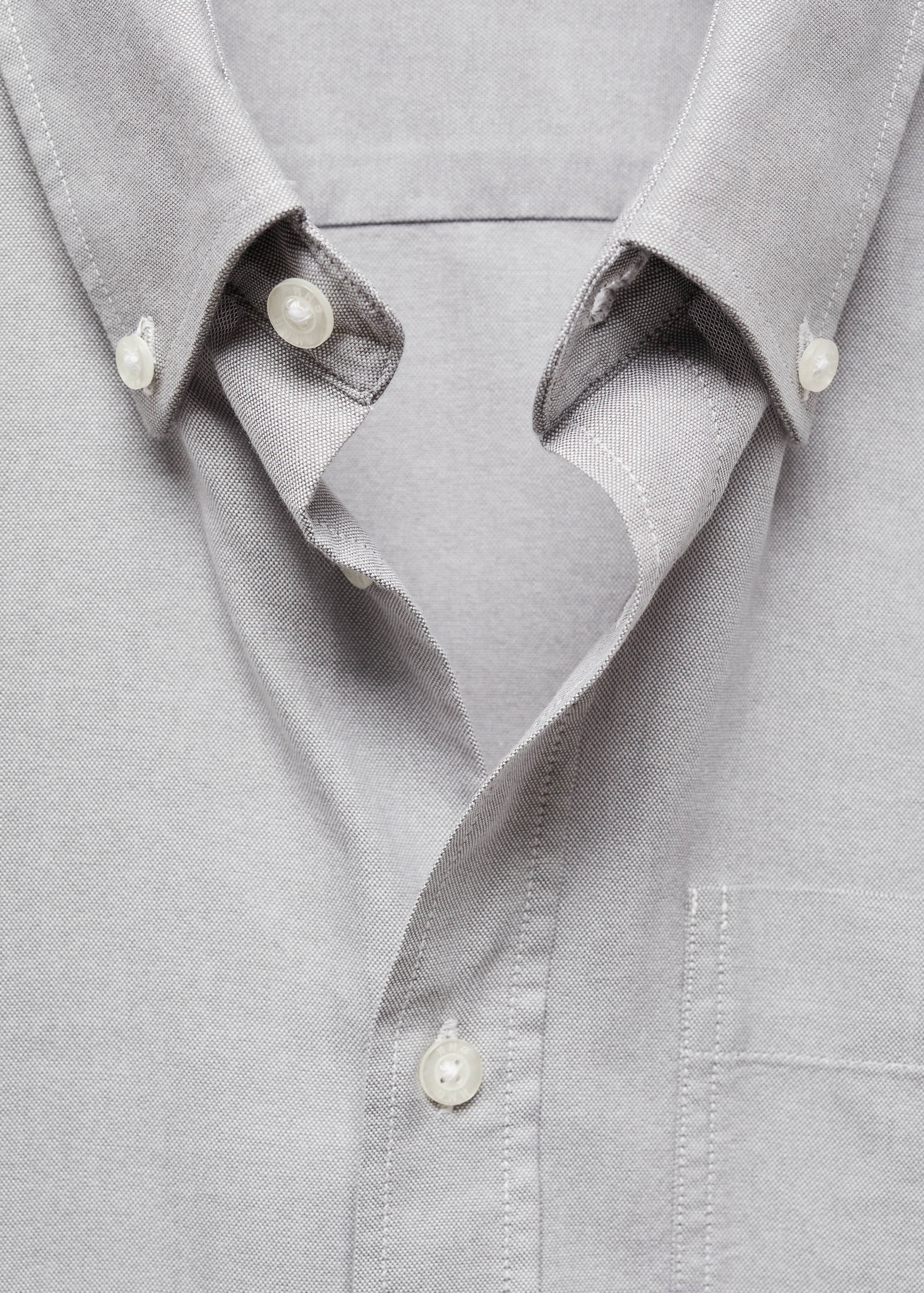Regular fit Oxford cotton shirt - Reverse of the article