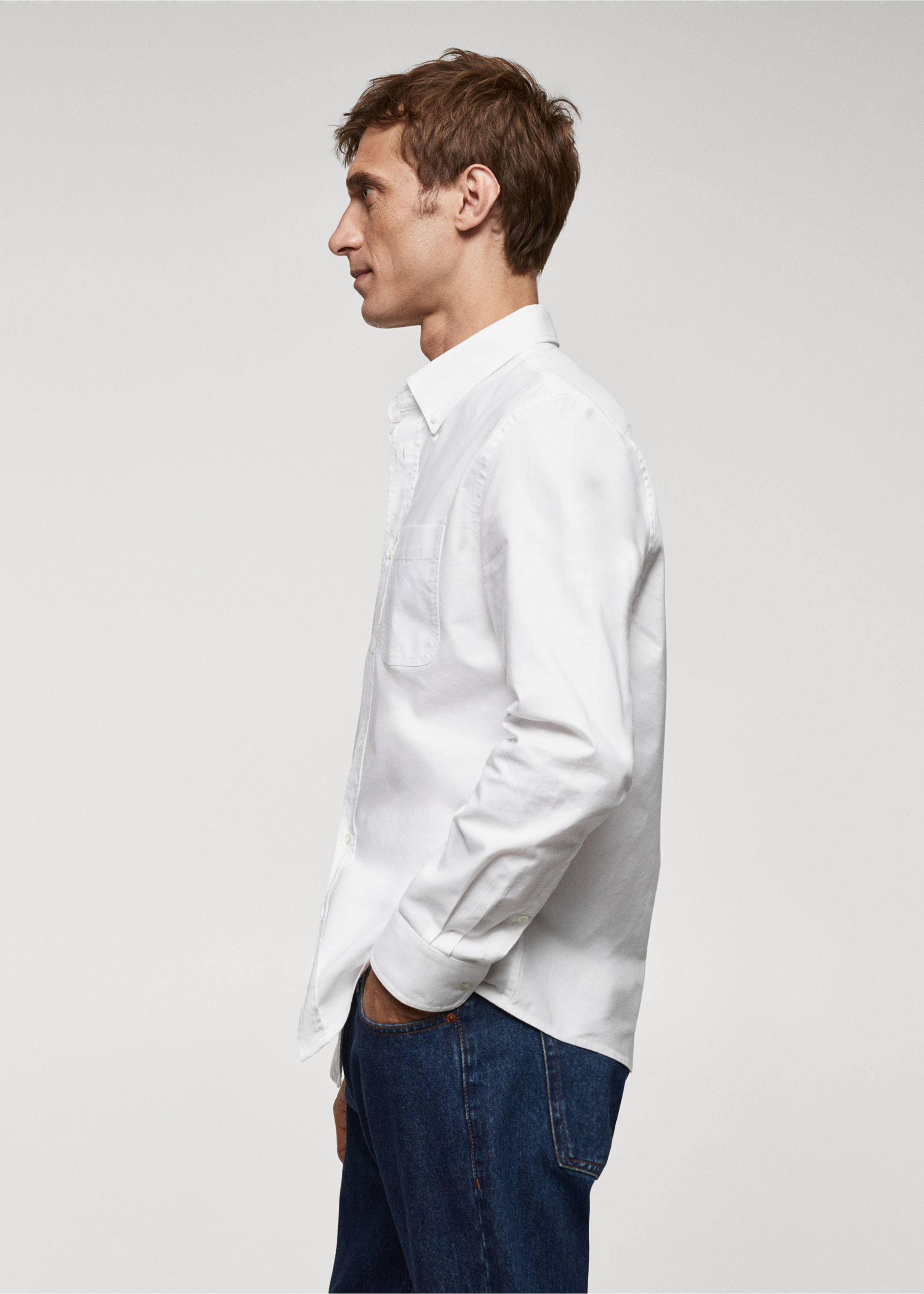 Chemise regular fit coton Oxford - Détail de l'article 2