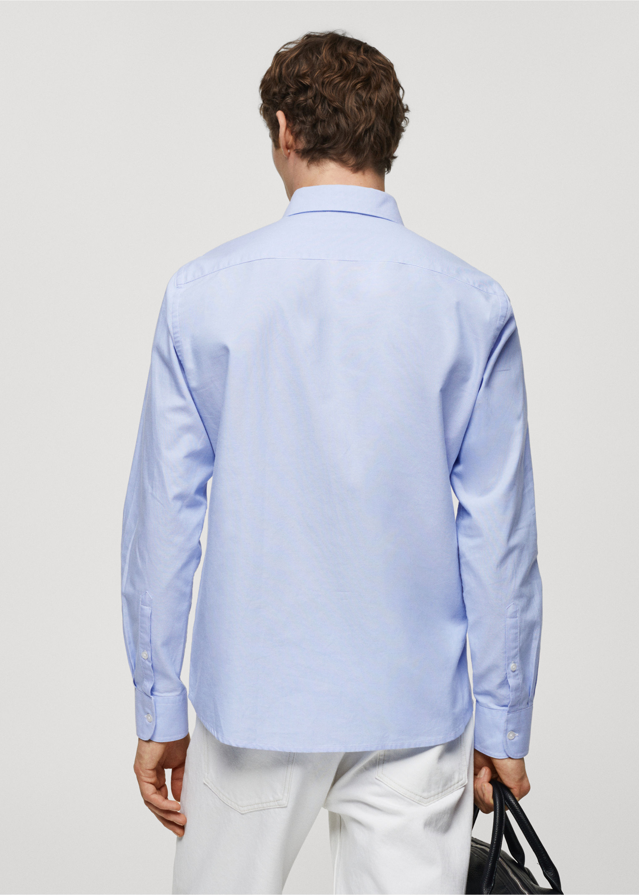 Regular fit Oxford cotton shirt - Reverse of the article